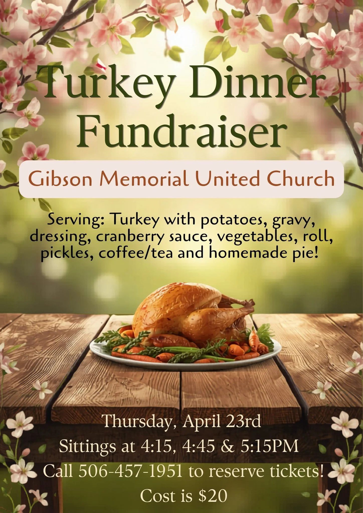 Turkey Dinner Fundraiser 