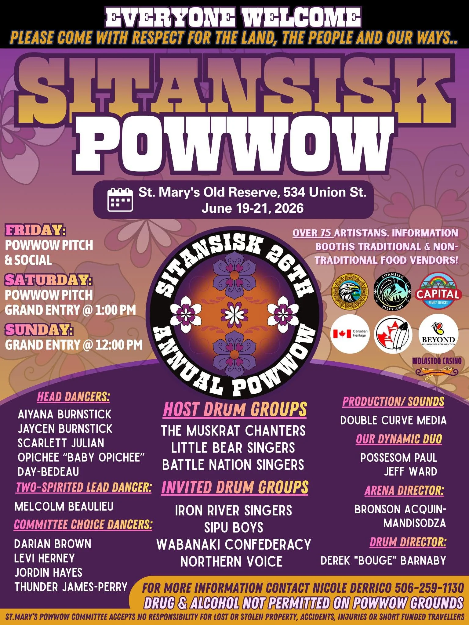Sitansisk (St. Mary's First Nation) Annual Powwow 2026