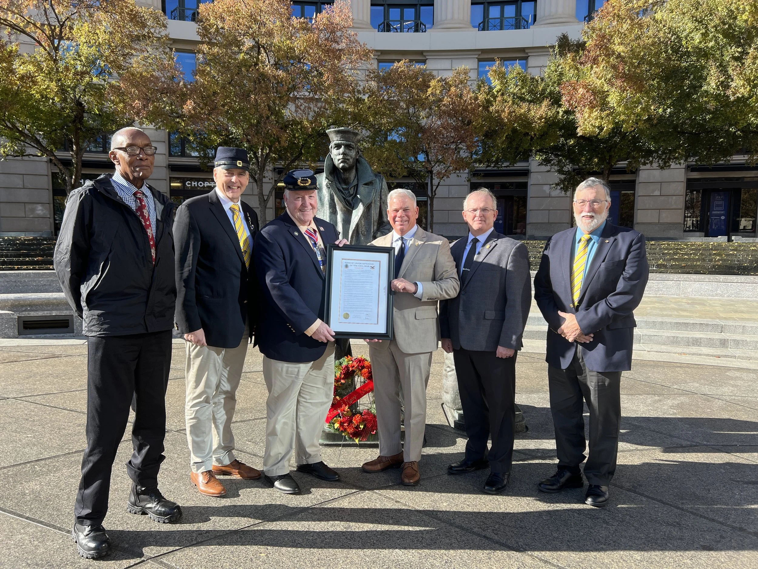 The SUVCW presents a citation to the USN