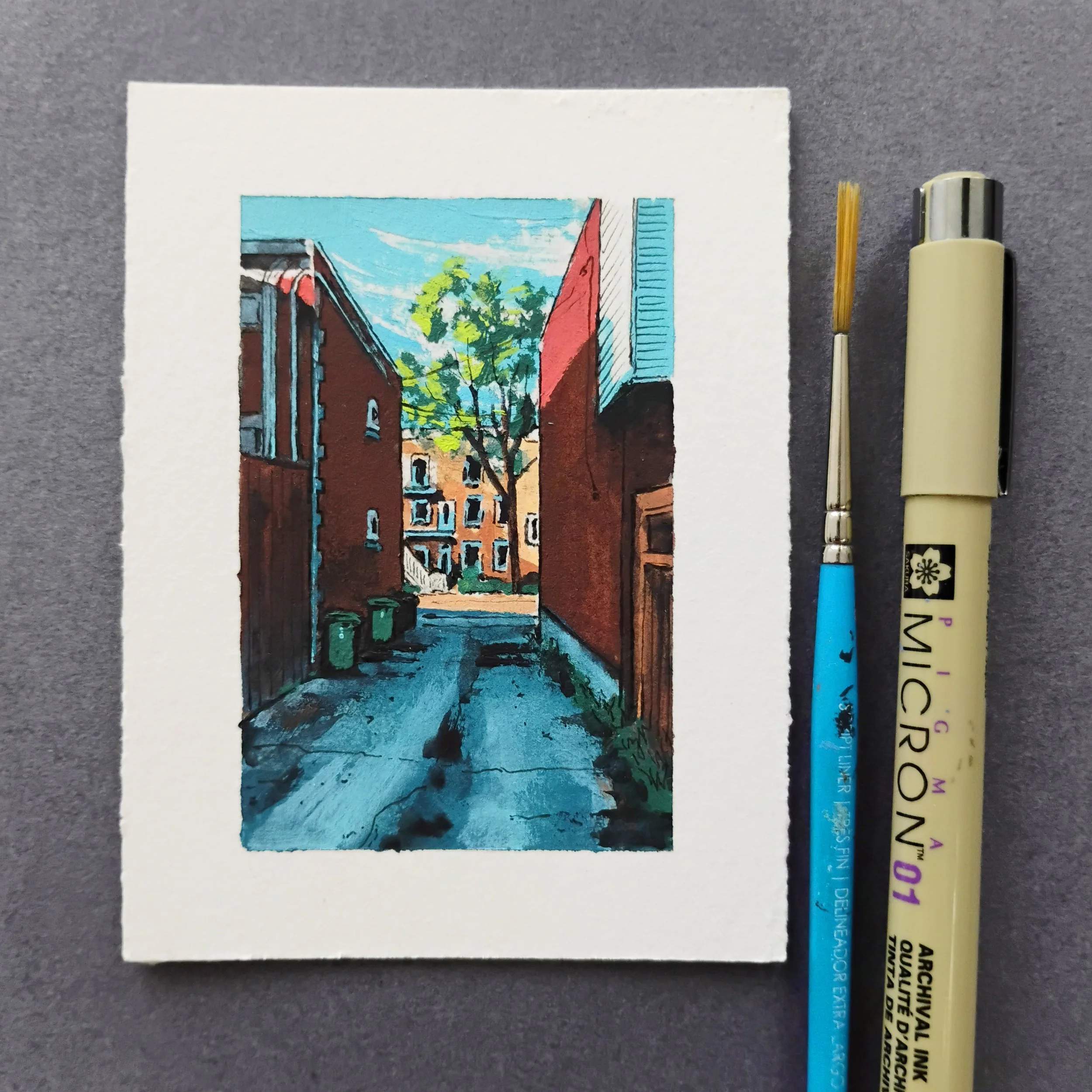 Mini Summer Painting no. 3 (Pointe-Saint-Charles)