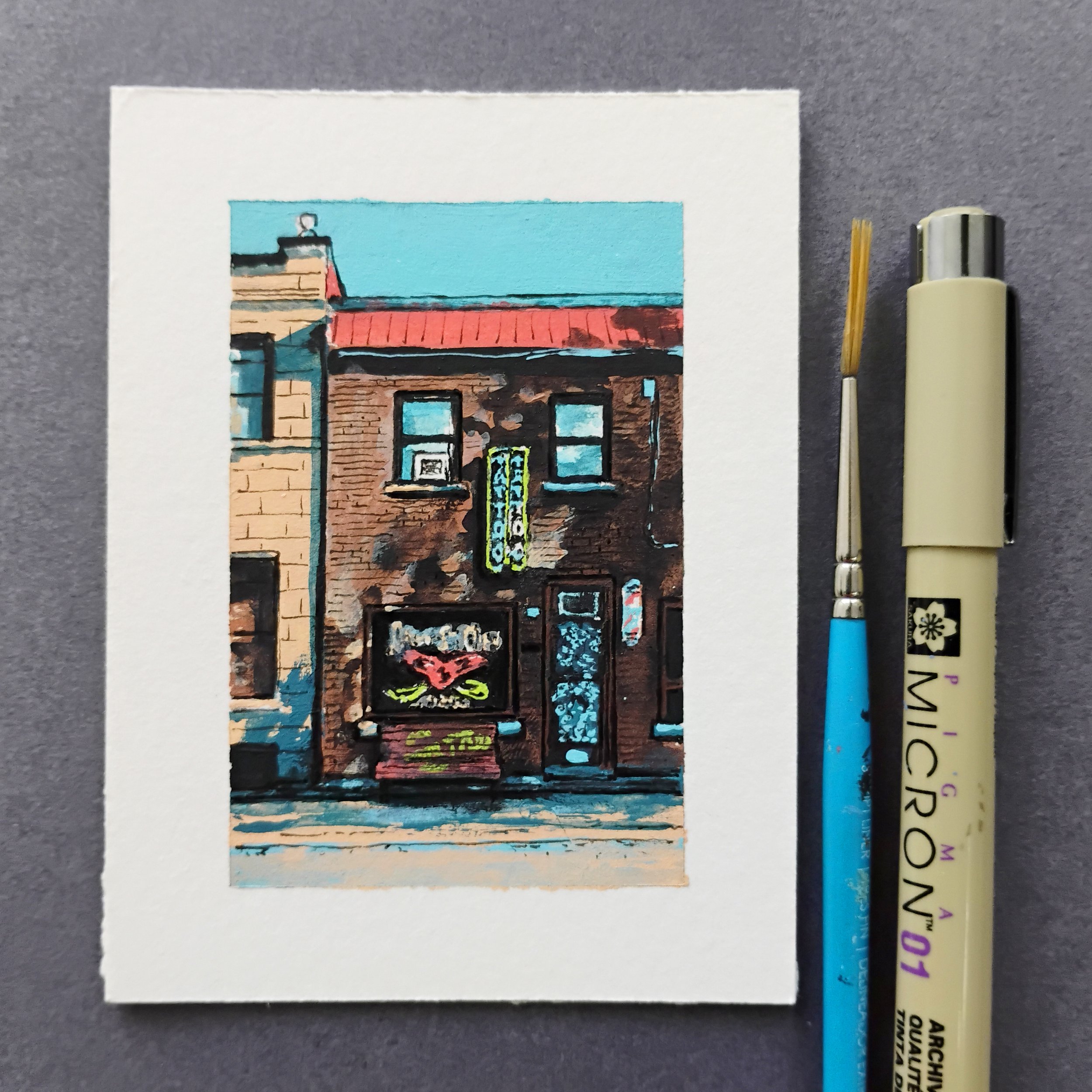 Mini Summer Painting no. 6 (Pointe-Saint-Charles)