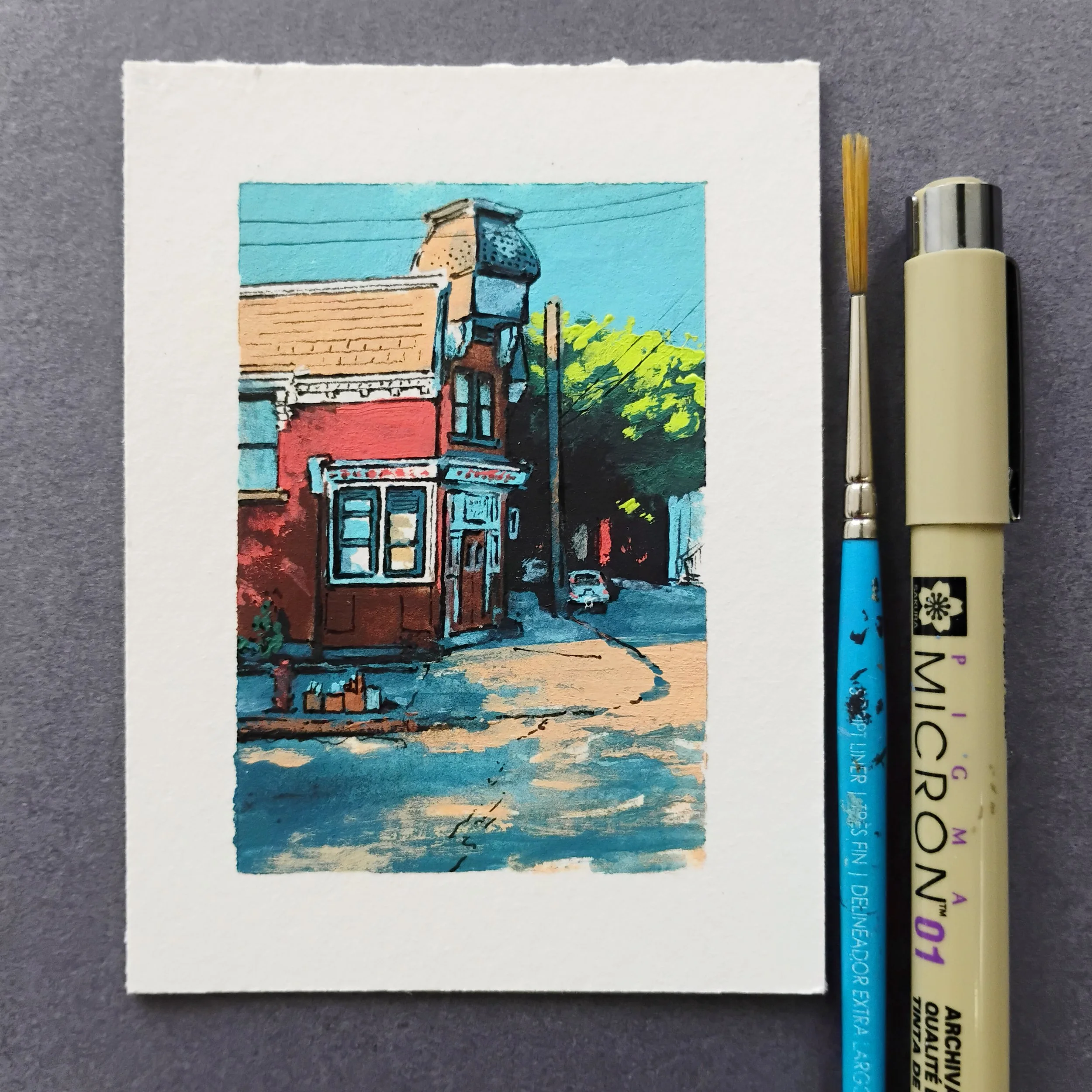 Mini Summer Painting no. 5 (Pointe-Saint-Charles)