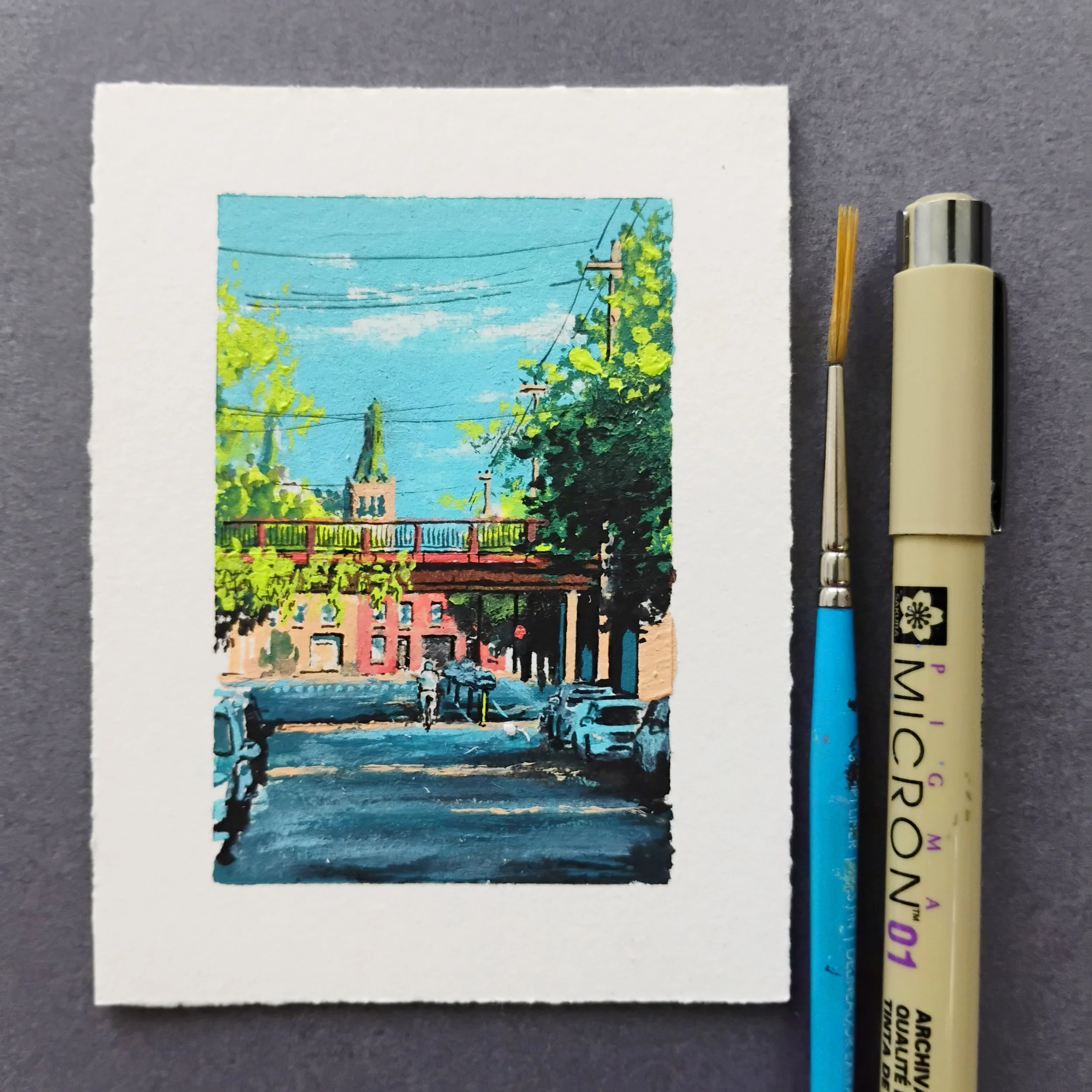 Mini Summer Painting no. 10 (Pointe-Saint-Charles)