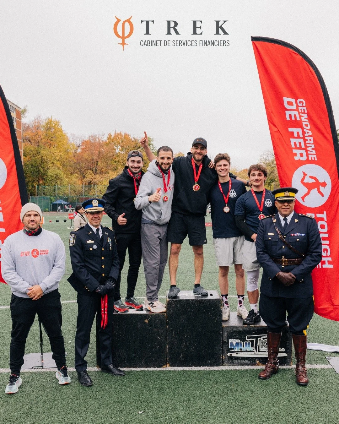 Ensemble, rien n’est impossible! 💪
❤️ Un immense merci à TREK, Cabinet de services financiers (@trek.services.financiers), partenaire Escouade du Défi Gendarme de fer 2025.
Grâce à votre soutien, nous avons franchi