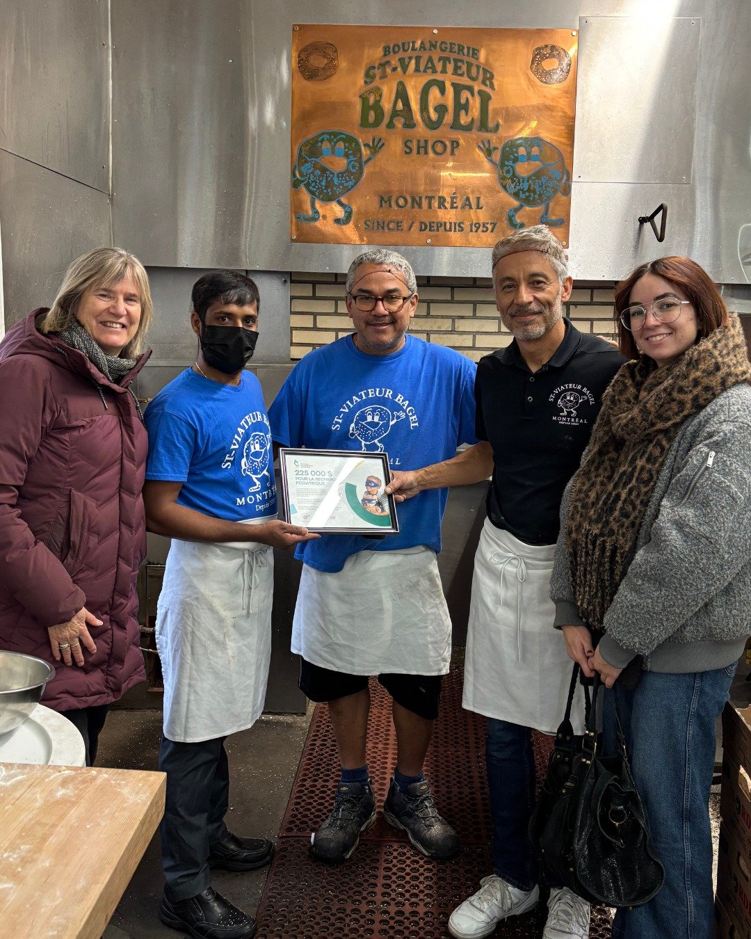 Merci &agrave; Bagel St-Viateur 💚

Depuis plus de 40 ans, Bagel St-Viateur soutient la Fondation de la recherche p&eacute;diatrique, faisant de l&rsquo;implication communautaire une v&eacute;ritable tradition.

Lors du D&eacute;fi Gendarme de fer, t
