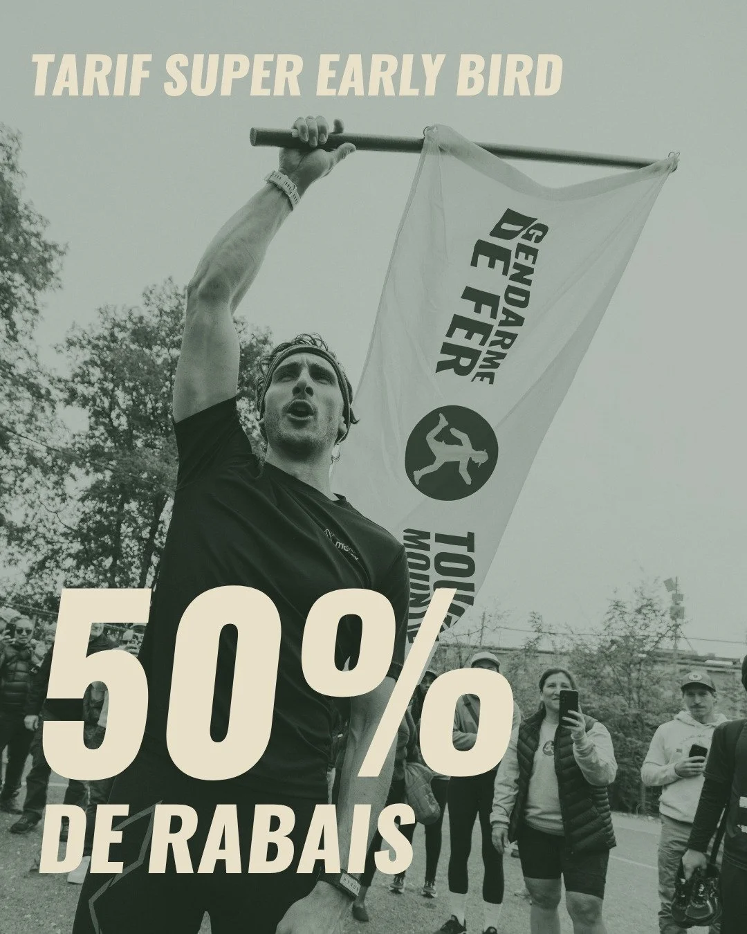 LE D&Eacute;FI, &Agrave; MOITI&Eacute; PRIX! 💪

⏰ Jusqu'au 16 AVRIL, profite de nos tarifs SUPER EARLY BIRD 

Le D&eacute;fi Gendarme de fer t'attend, tu nous rejoins sur la ligne de d&eacute;part? 🏃&zwj;♀️🏃

LIEN EN BIO! 

📷 : @jay_gallant_ 

#G