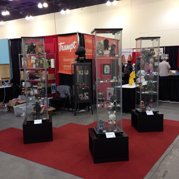 Our booth at DesignerCon ... not sure the year.