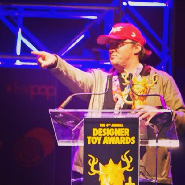 Presenting at the Designer Toy Awards