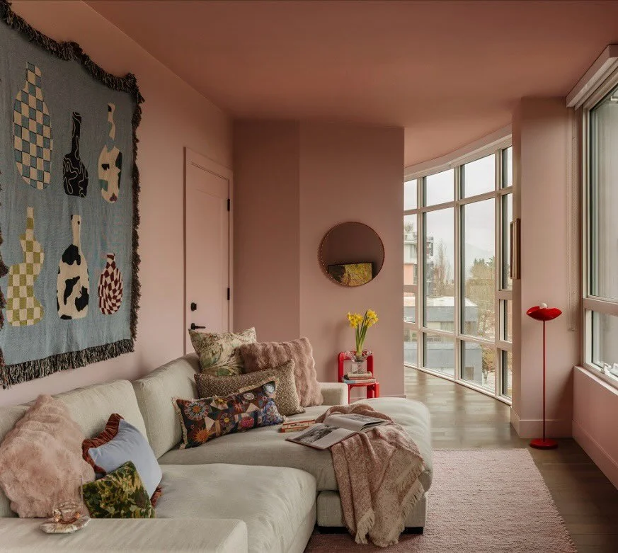 &quot;All-over pink as if it was a Neutral&quot; I'm thrilled to be featured in @dominomag, a dream of mine for a very long time! Huge thanks to my talented friend @forporterinc for styling and bringing treasures from Calgary and my glamorous gal pal