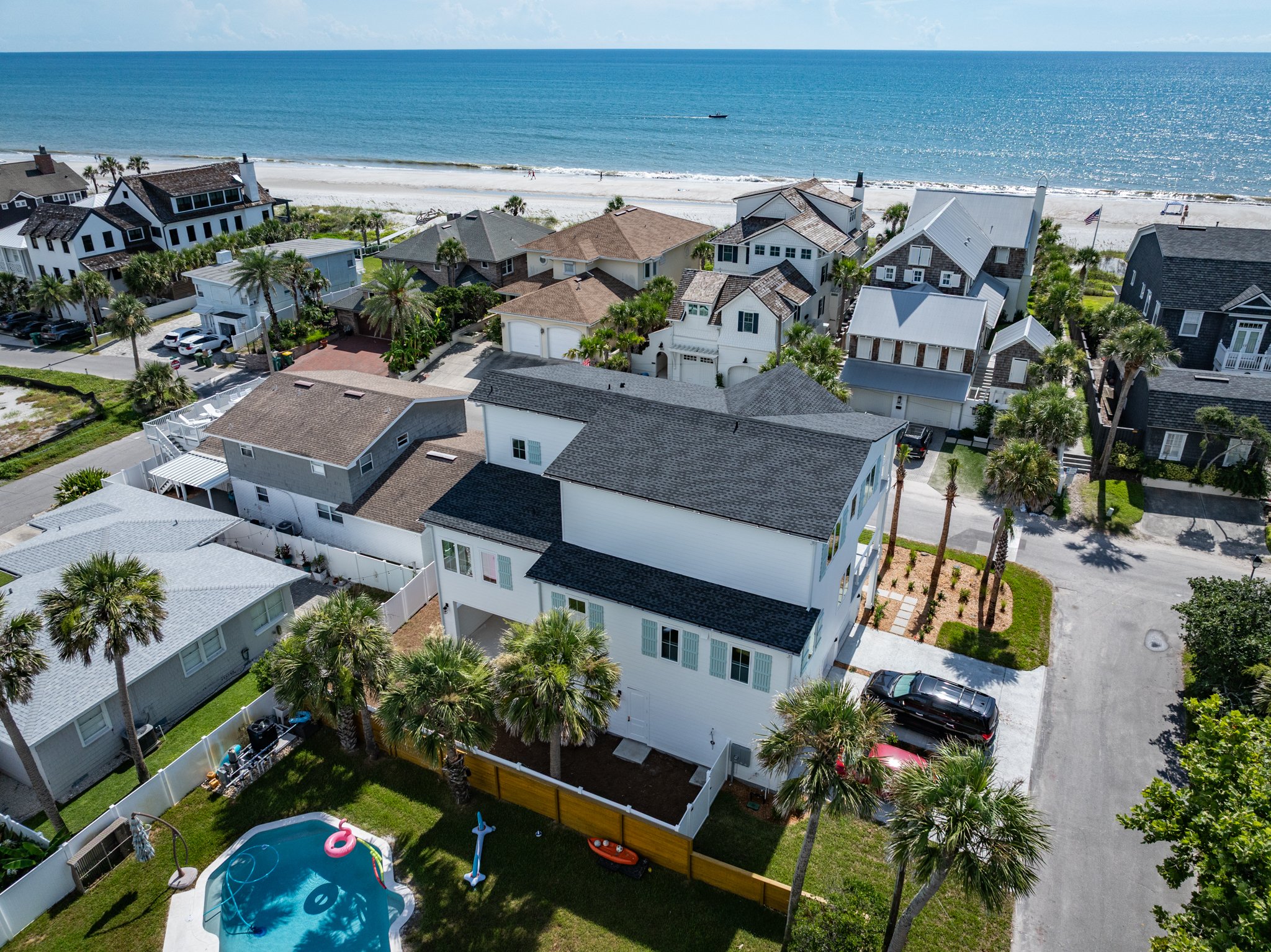 Custom oceanfront build in Jacksonville Beach.