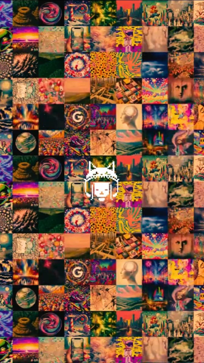 "art in motion" - asycd mosaic animation
#digitalart #artinmotion #animation #collage #graphicdesign #aiart