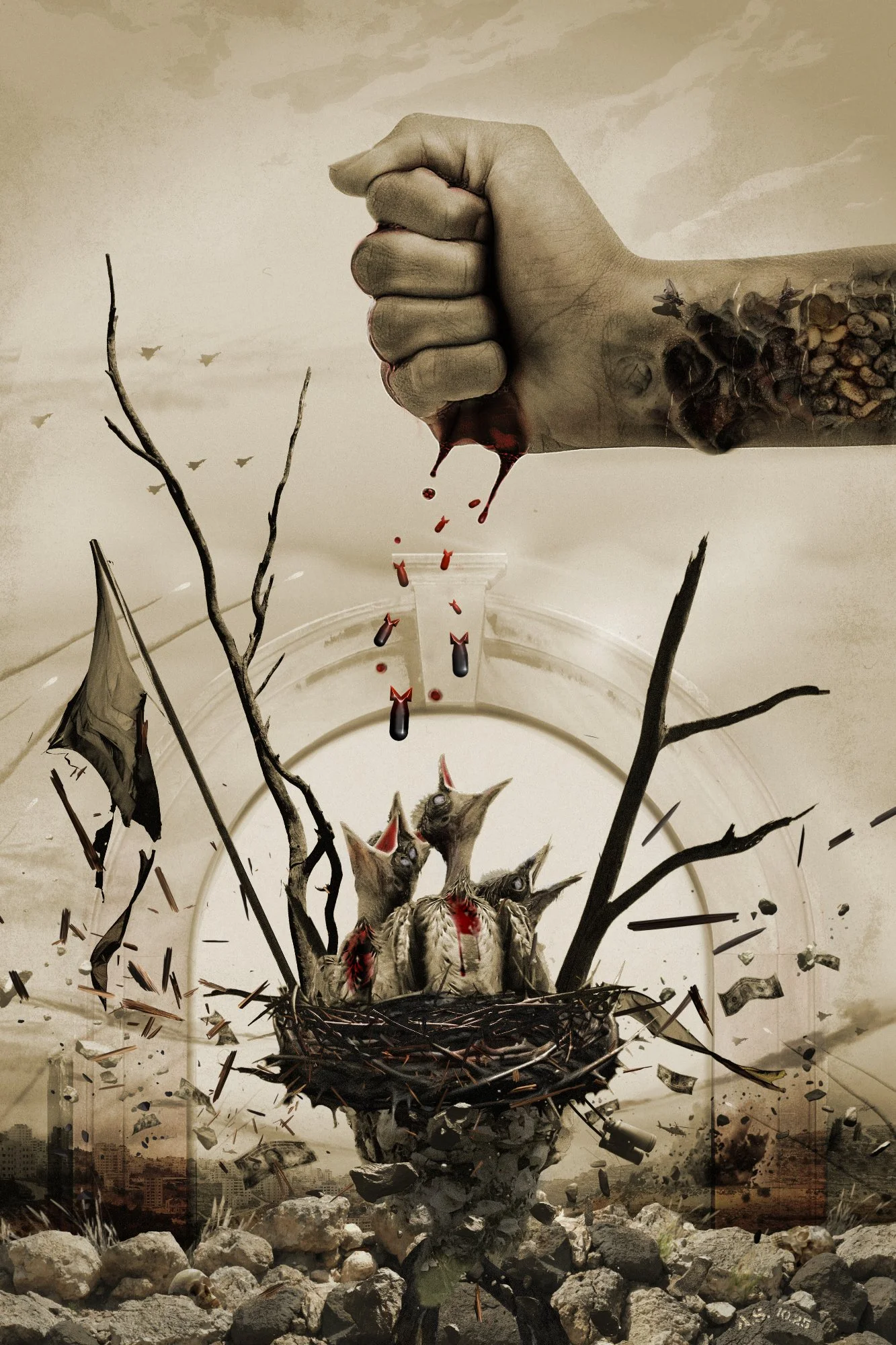 MORE CARNAGE FEATURED: ADAM STRANGE - “BIRD WATCHING IN GAZA”