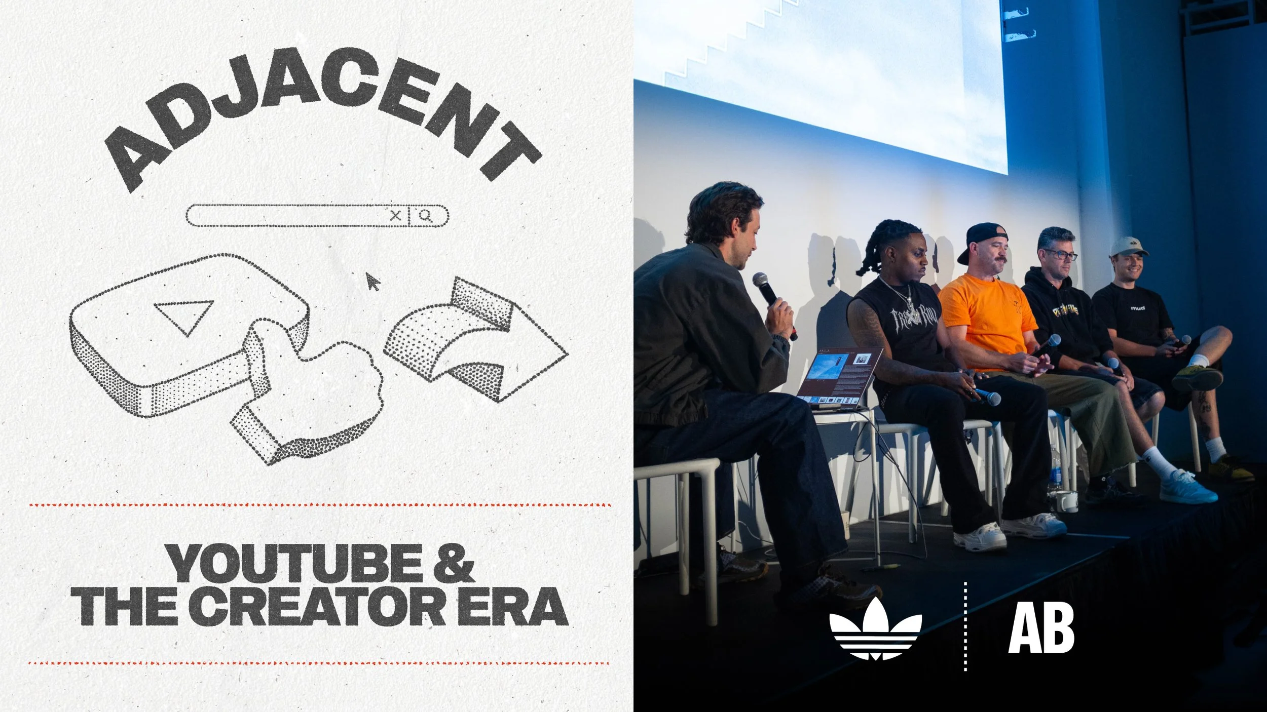 ‘Youtube and the Creator Era’ with Ryan Lay, Ben De Gros, Lord D’Andre, Cory Keen, and Sam McFarland at Adjacent 2026