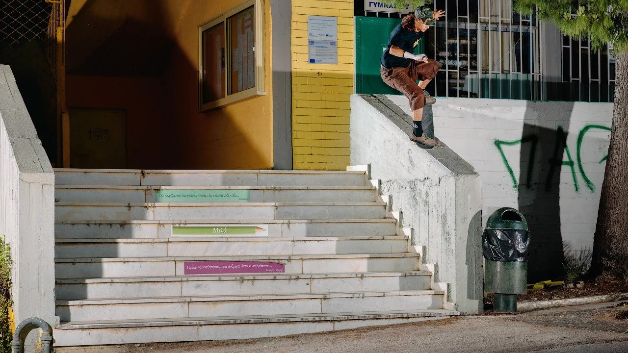 Simon Bannerot in Volcom’s ‘Road Tested: Greece’ Video