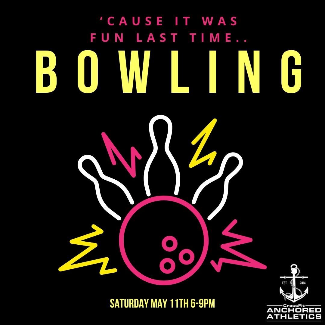 ITS TIME..... LETS GO BOWLING!

Well it was so much fun last time, we decided to do it again. Besides, I love how my teeth look in the black lights.... am I right?

Saturday 11 May 2024....We've got 4 lanes reserved for 2 hours. Shoes are $3 and they