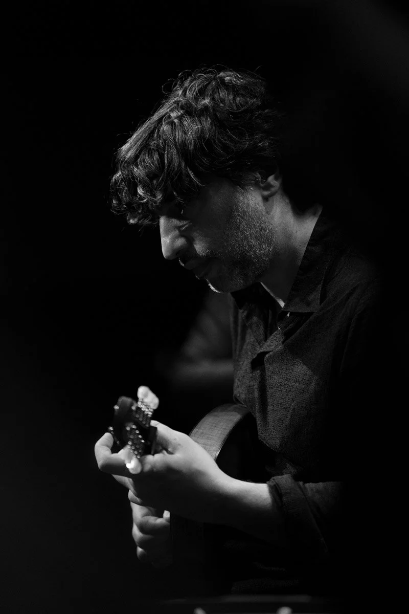  Avi Avital dress rehearses at BroadStage. 