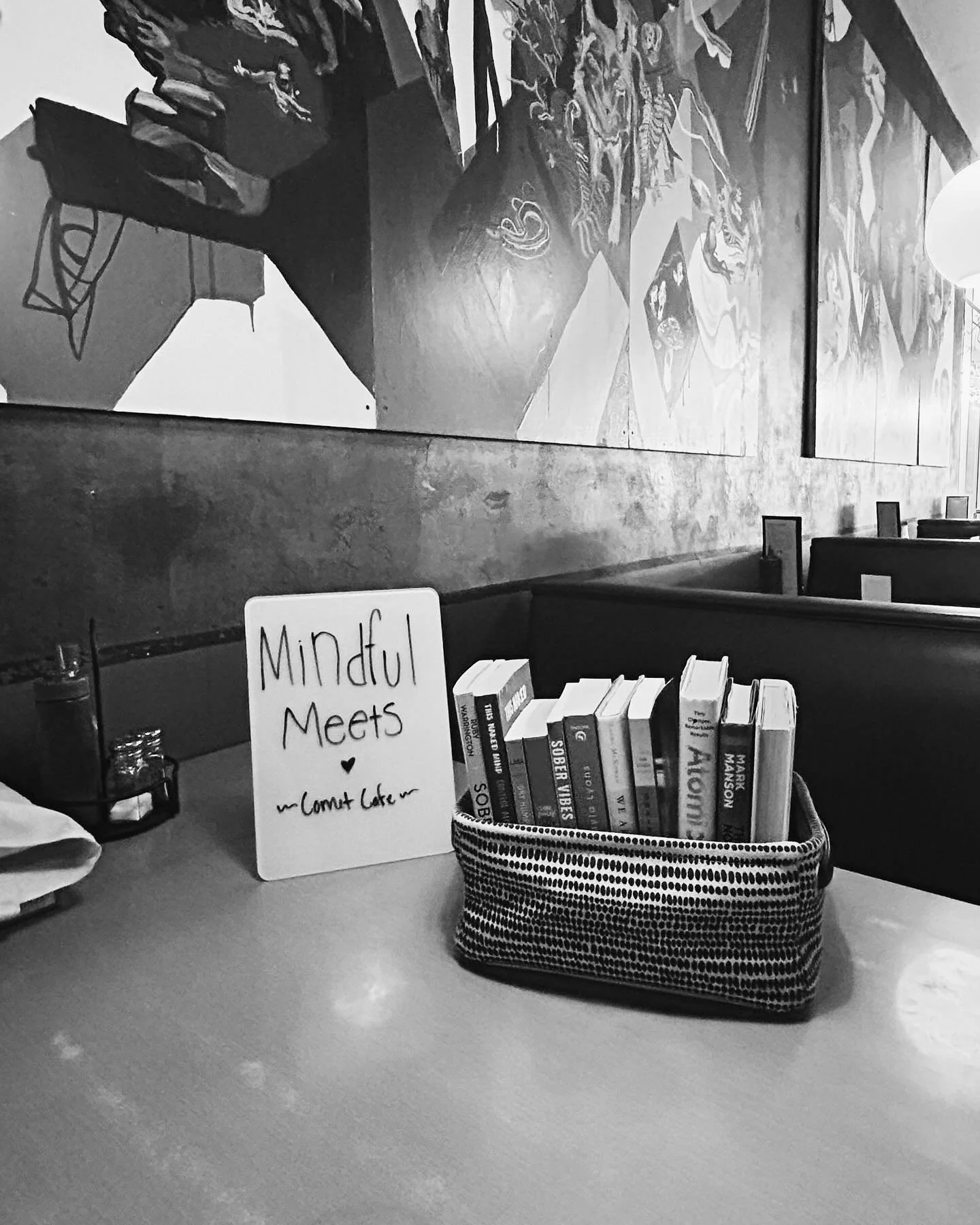 to all the wonderful humans who came to our first mocktail meet up: you inspire me, you are the reason I do this, and I admire your compassion &amp; strength 🩷

.

thank you to the 10/10 crew at @cometcafe for hosting us! from the welcoming atmosphe