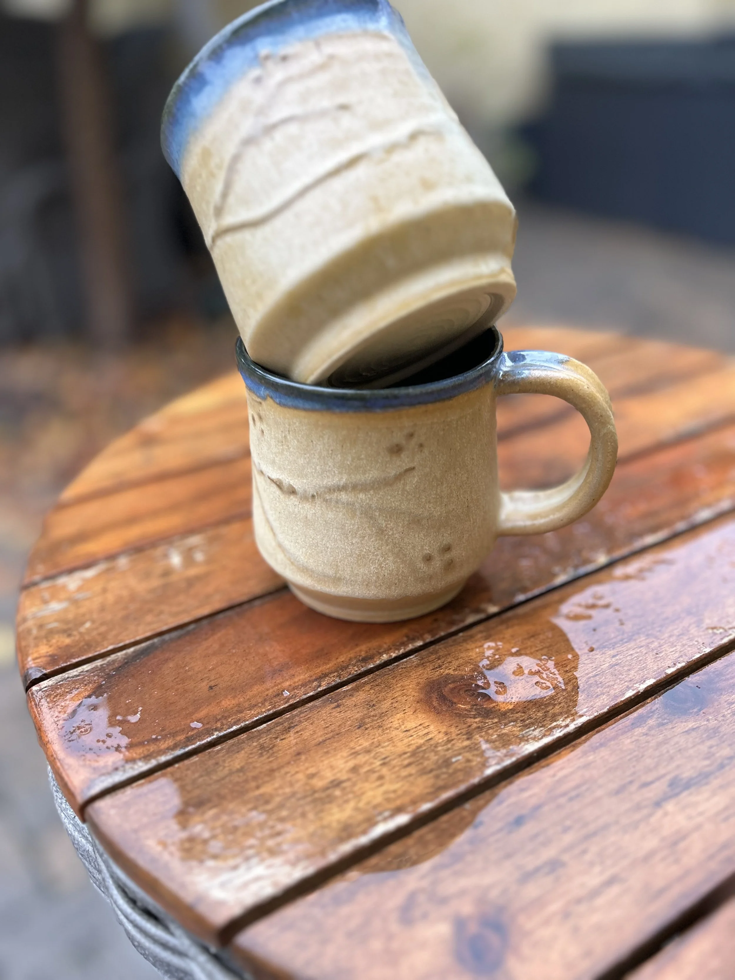 Tuscan branch mug
