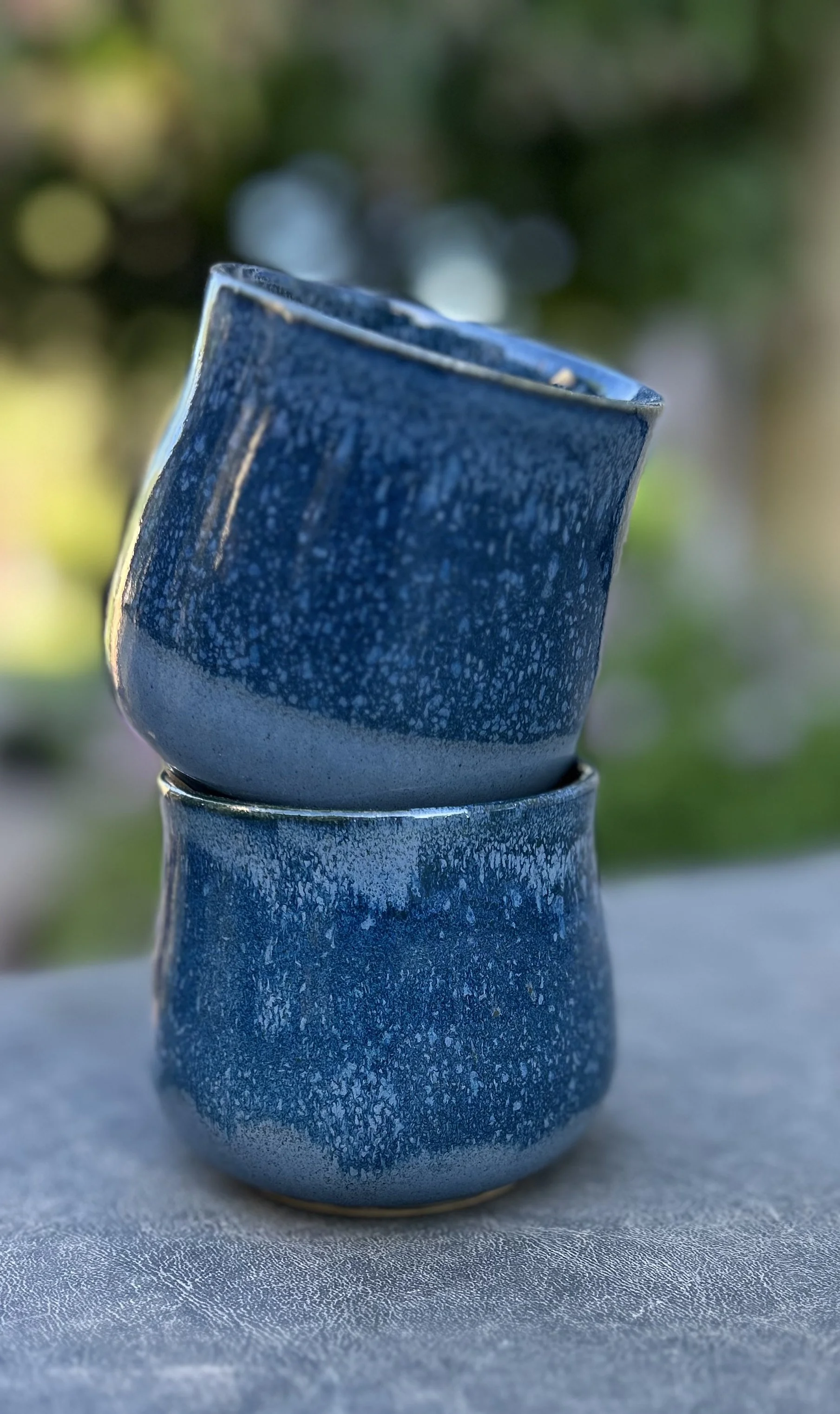 Stormy skies wine cups