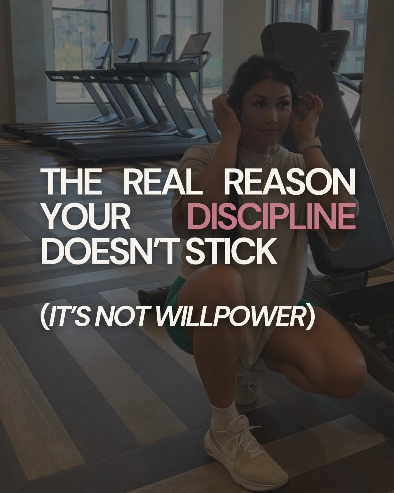 You don&rsquo;t have a discipline problem. You have an order problem. 

Most fitness programs hand you a plan and tell you to be consistent. 

But consistency without identity is just performance on a timer. It always expires ⏳

The biblical order is