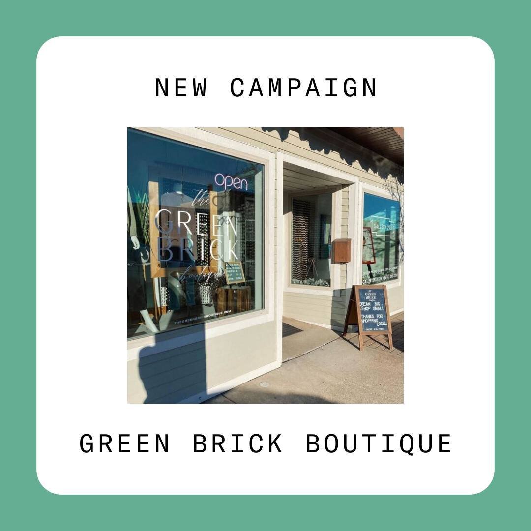 Log into the platform to see our available campaigns!

📌 Shop all things local with a $15 gift card for @greenbrickboutique! 

🛎️ Don&rsquo;t forget to opt in to our campaigns with @oilchangers &amp; @downtowngrinc!