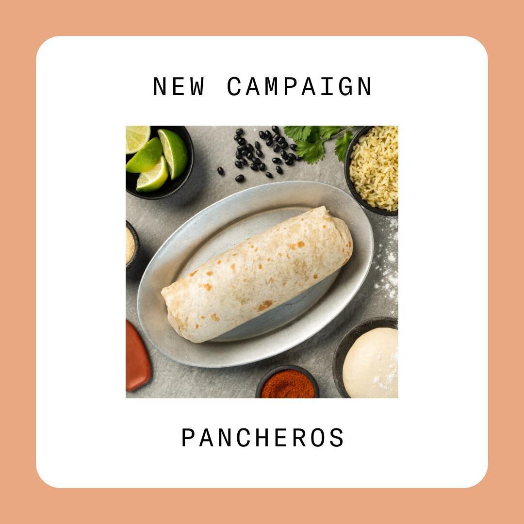 Log into the platform to see our available campaigns!

📌 Handmade dough, freshly pressed into golden-brown tortillas, perfectly mixing every ingredient into each bite...is your mouth watering yet? Say yes to a @Pancheros craving as a bird with a $50