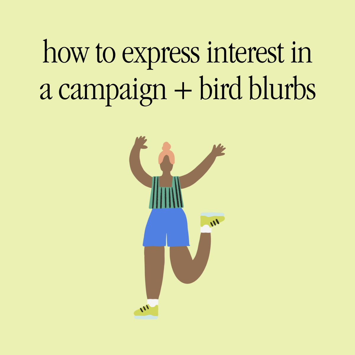 how to express interest in a campaign