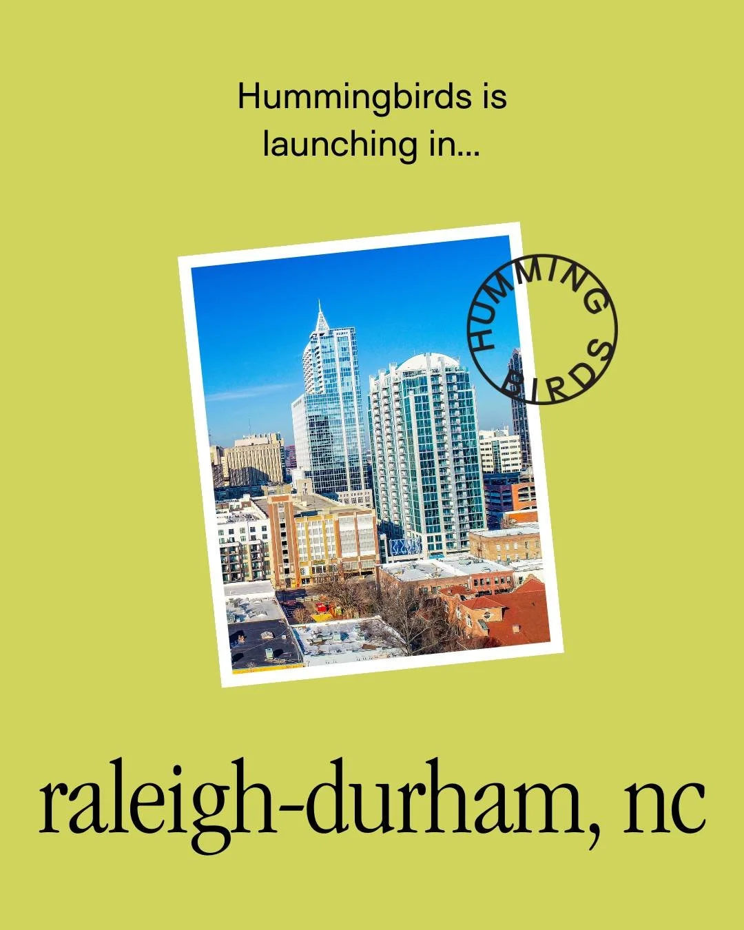 🕊️ The flock just got bigger!

This week, we&rsquo;re welcoming @raleighdurhamhummingbirds, @greensborohummingbirds, and @virginiabeachhummingbirds to Hummingbirds.

📬 We&rsquo;re hanging &ldquo;Now Open&rdquo; signs! Join the community in your cit