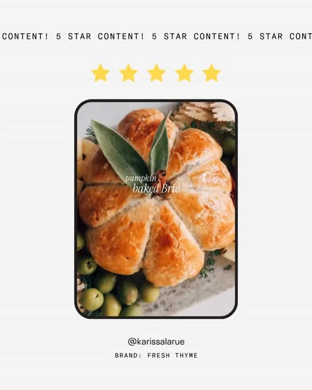 Shoutout to our amazing everyday creators for delivering some serious #5StarContent! They brought their A-game and creative flair to the campaigns below &mdash; and we&rsquo;re obsessed. 🤩

@karissalarue ⭐ @freshthyme 
@collectively.cam ⭐ @ellenosyo