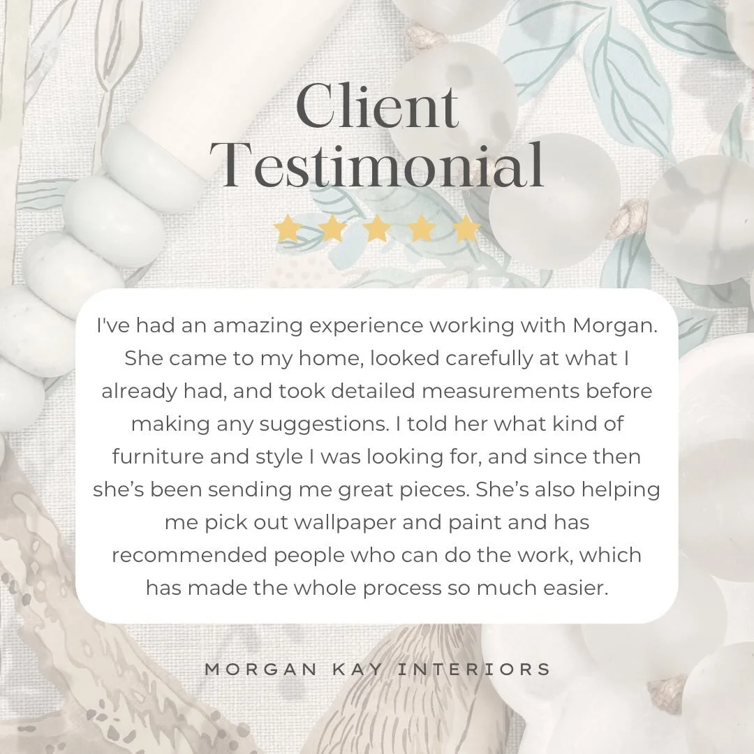 I can design spaces all day long&hellip; but THIS? This is why I do it!

Reading a client&rsquo;s words after a project wraps up never gets old. Behind every mood board, tile sample, and late-night layout tweak is a real person trusting me with their