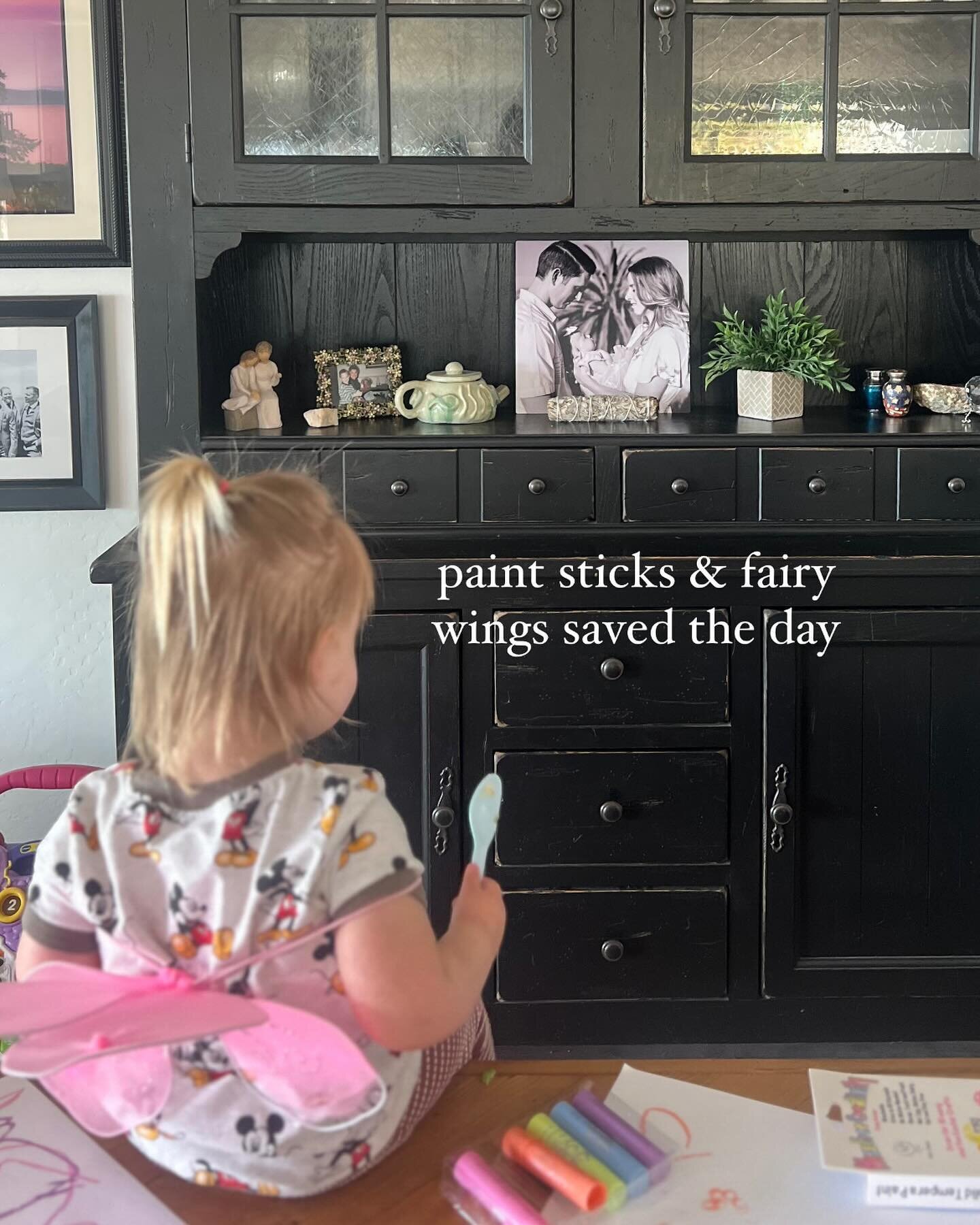 Creating a childhood that your kids don&rsquo;t have to escape from. One filled with fairy dust &amp; paint on the wood table. One where home is their safe space. 

Breastfeeding is so many things to me. Its connection. It&rsquo;s nourishment. It&rsq