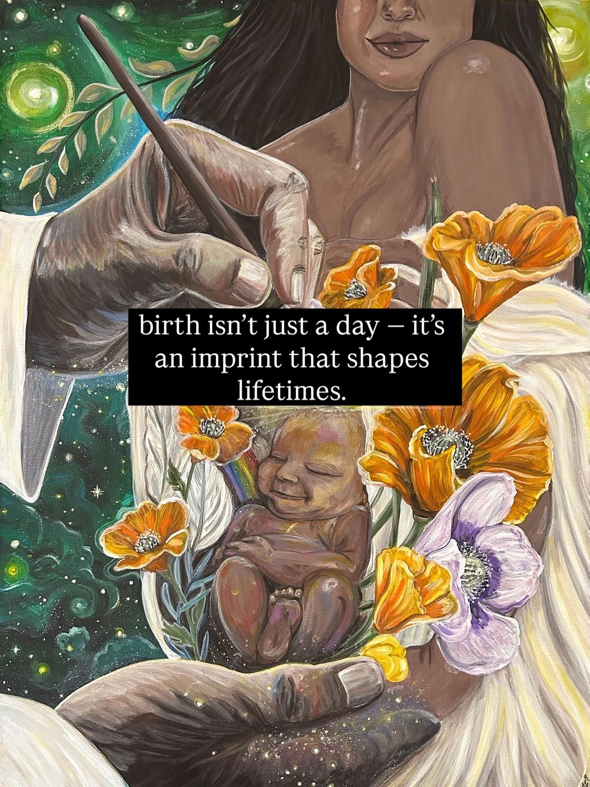 This is not to shame ANYONE for the kind of birth you had.
But if it was traumatic? You’re still carrying that shit with you & so is your baby. Your body remembers. It will always remember. Until you work through that pain & remind you