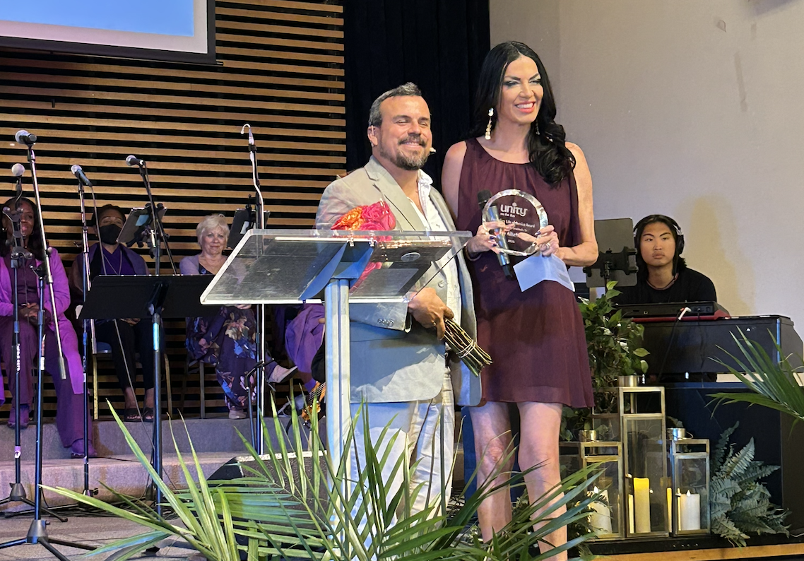 Fay awarded Unity’s Exemplary Life of Service Award