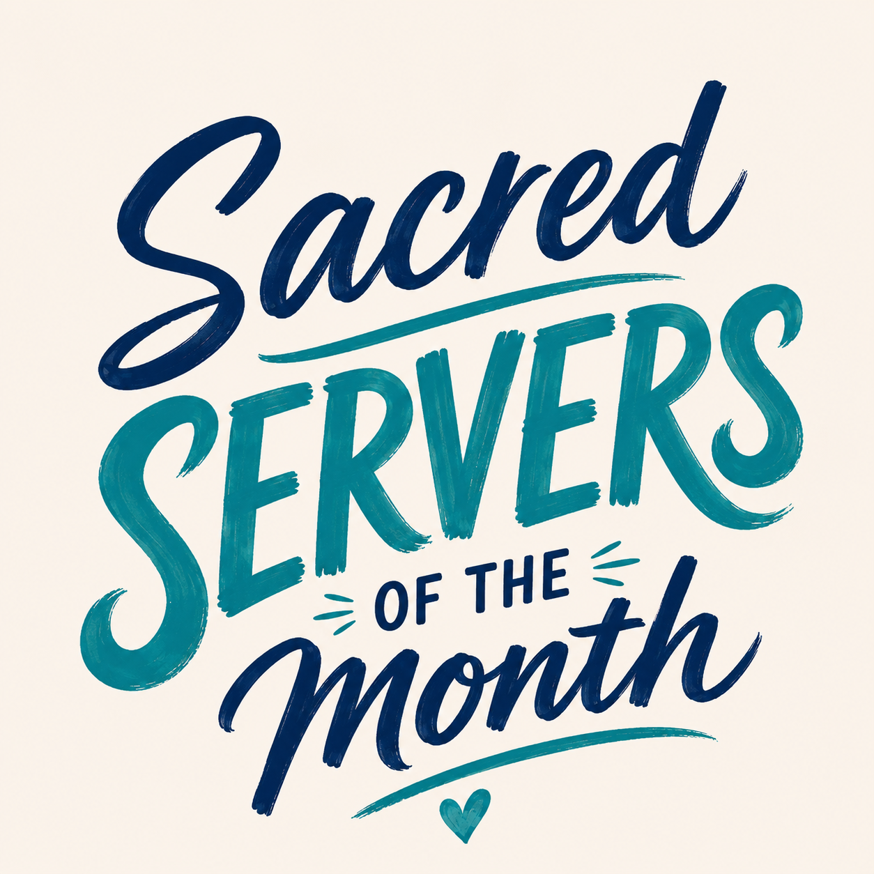 Congrats to our July 2026 Sacred Servers!