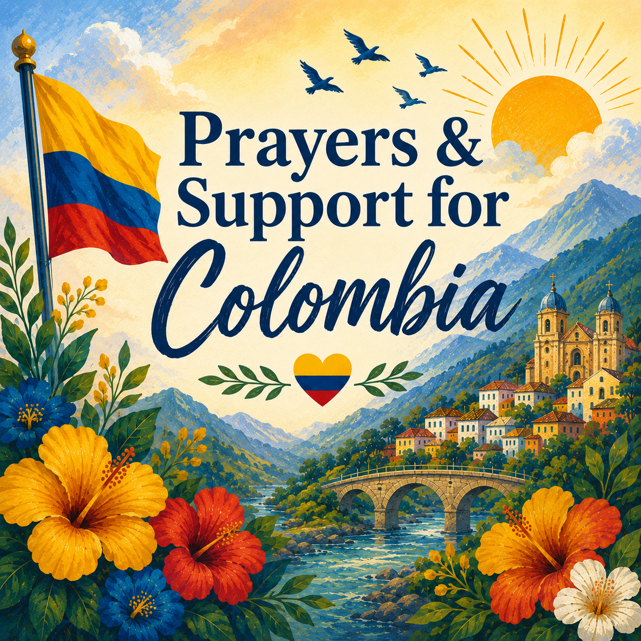 Prayers &amp; Support for Colombia