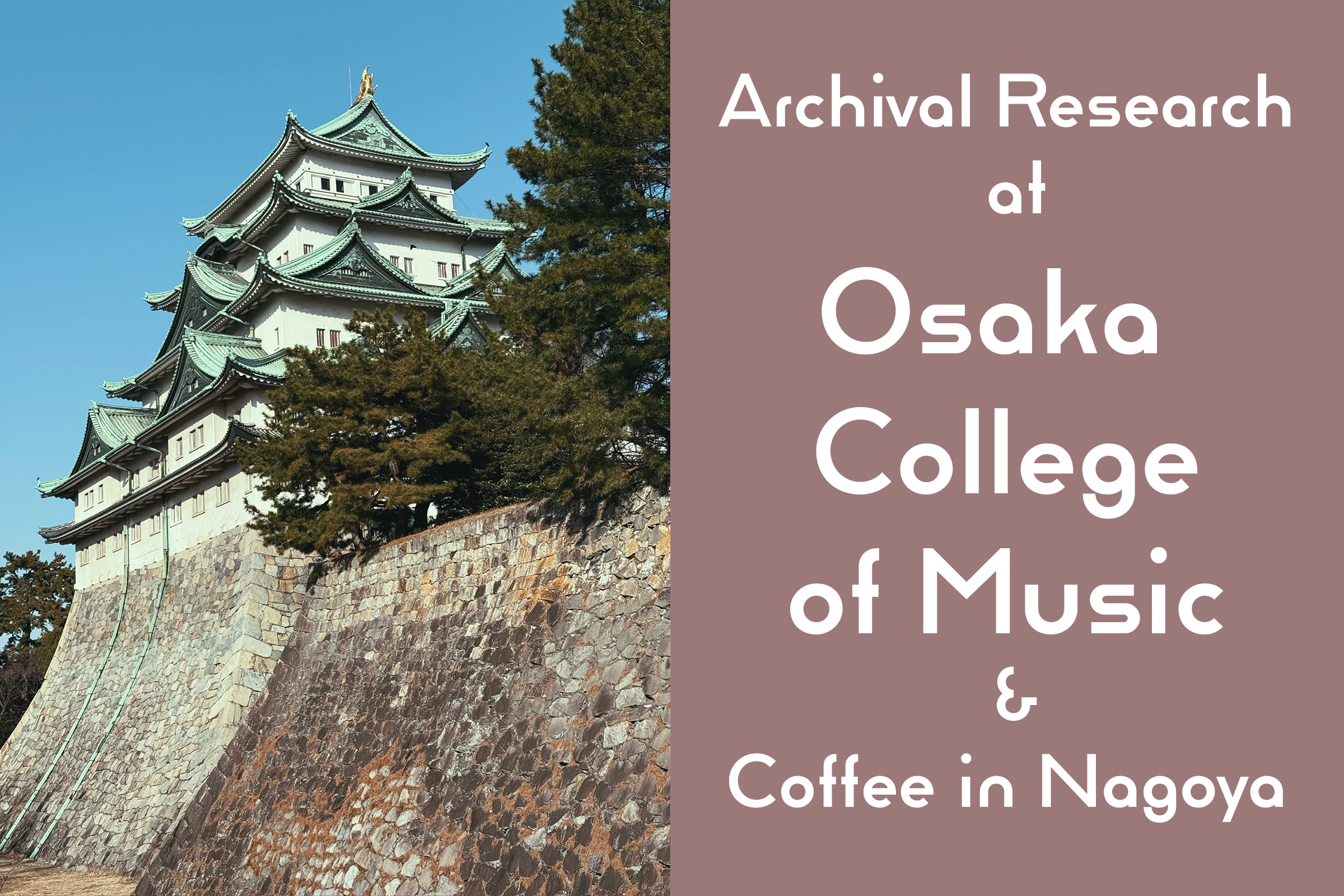 Research in Osaka &amp; Nagoya