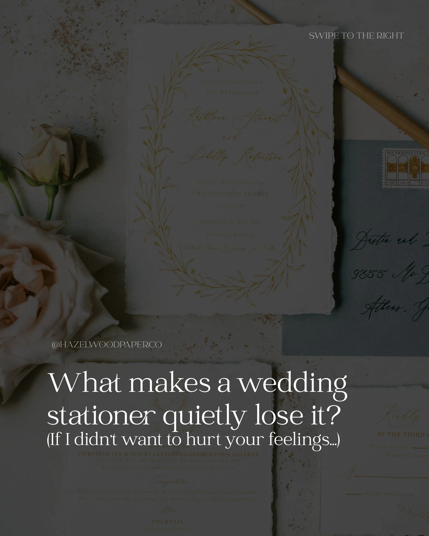 Here&rsquo;s the thing: your vision matters - but so does the execution.⁠ We&rsquo;re not just here to print paper. We&rsquo;re here to translate inspiration into something cohesive, unique, and actually legible for grandma.⁠
⁠
So trust us with the d