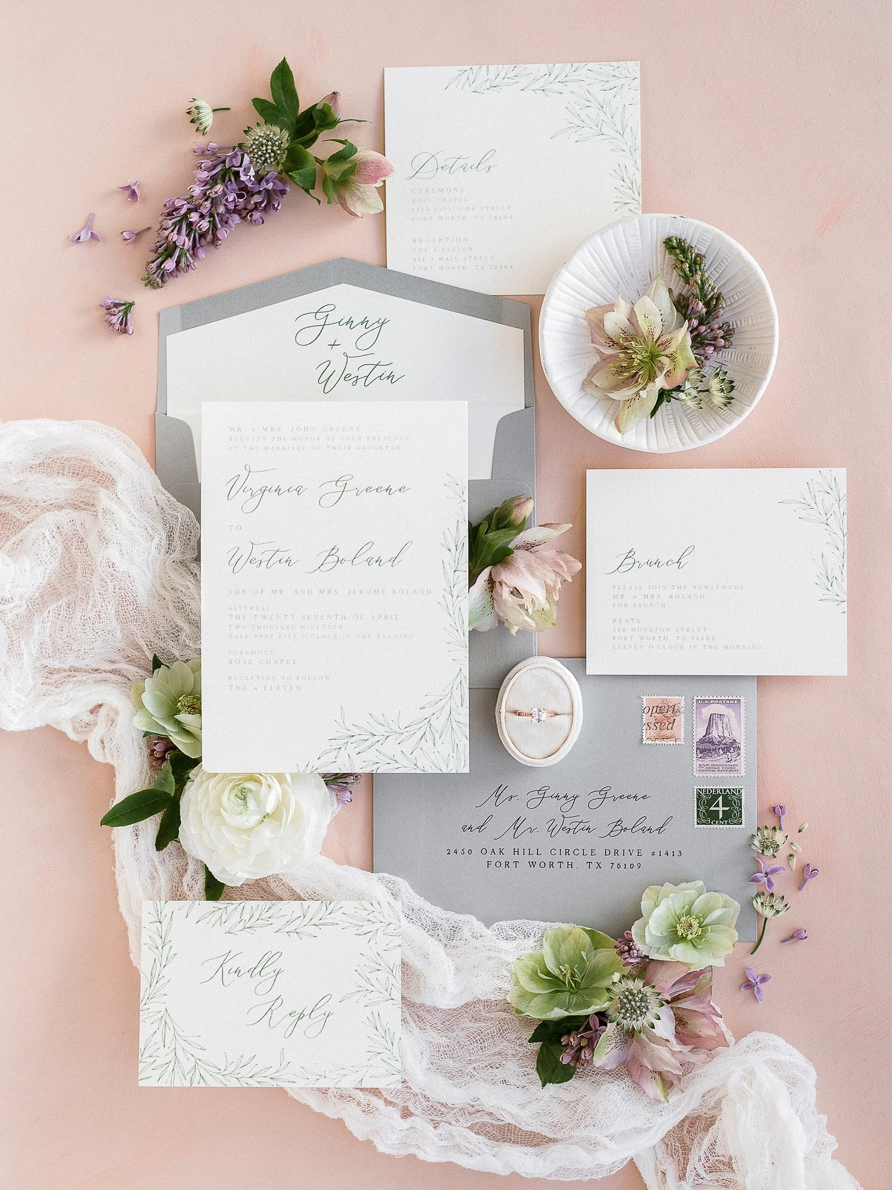Review of Hazelwood Paper Co. from Ginny Featuring Invitation Suite