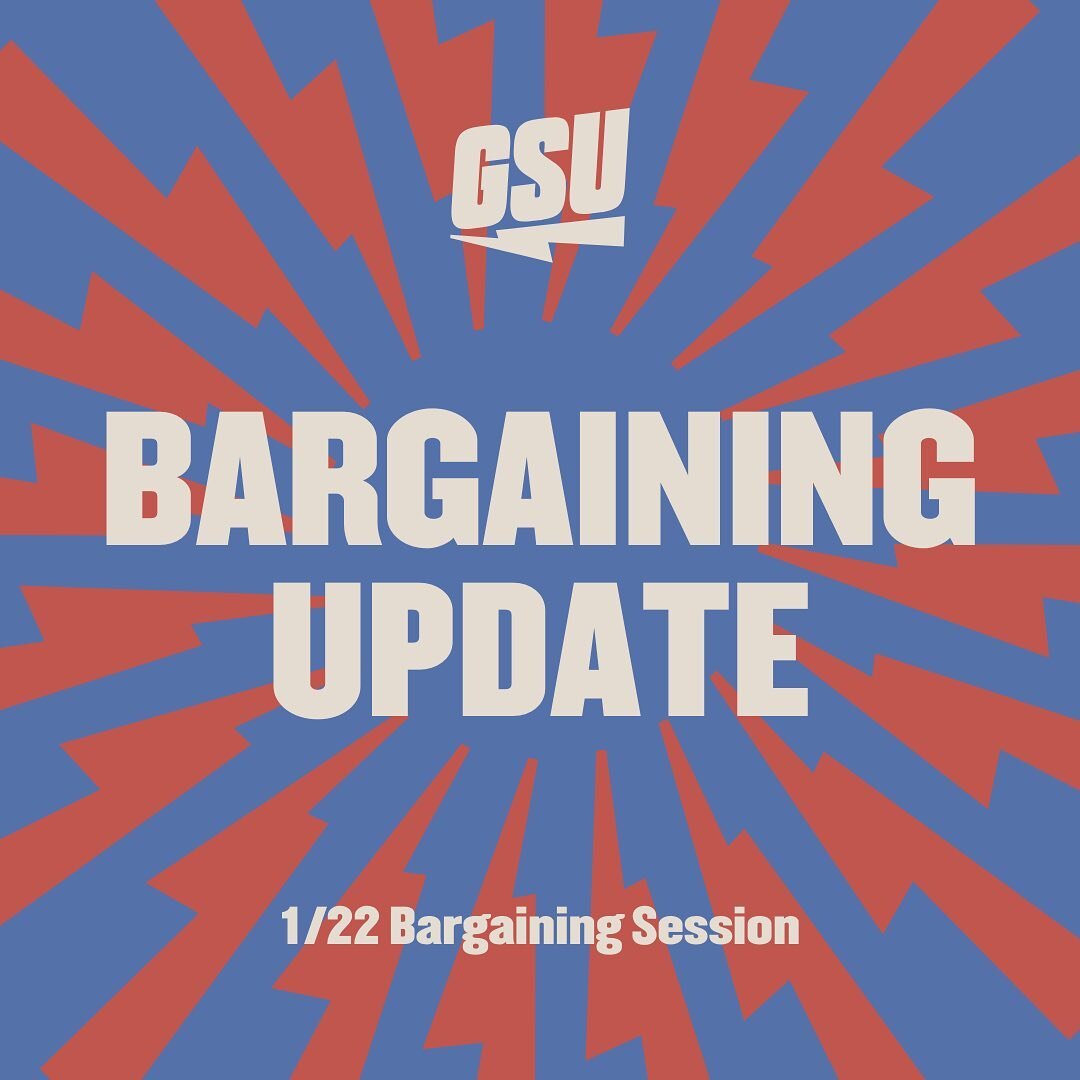 The university continues to stall on key issues. While we made some movement on vision, dental, and visa fee coverage, we need a contract that offers a dignified wage, protections against discrimination, support for parents, and improved teaching str