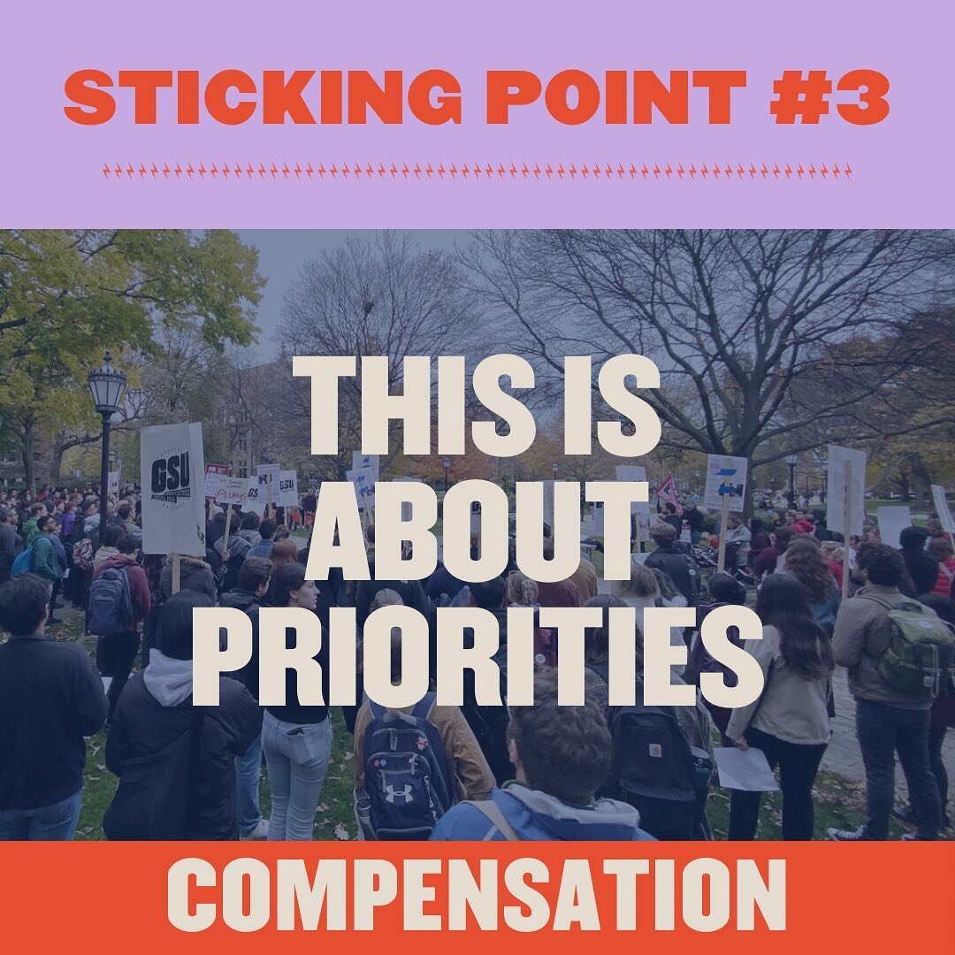The one you have all been waiting for: compensation. Let&rsquo;s be so real. The University of Chicago is one of the most elite &amp; expensive universities in the country. Grad workers who create value for the institution should not be living on the