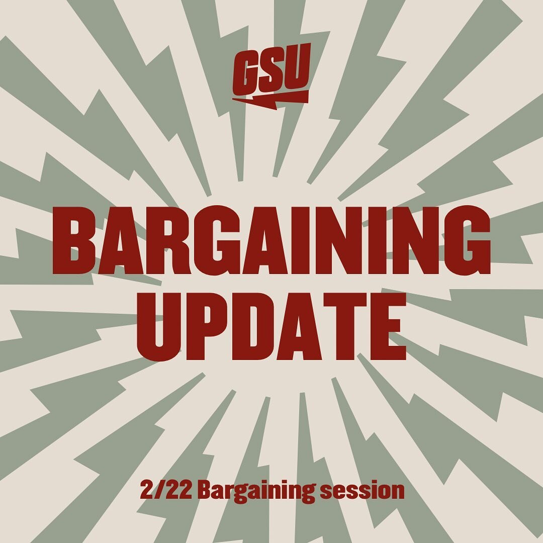 At yesterdays bargaining session we saw what the threat of a majority of grad workers withholding their labor can do. We moved the Admin to dismantle the problematic features of the teaching structure. This is a huge win for our grad teachers/researc