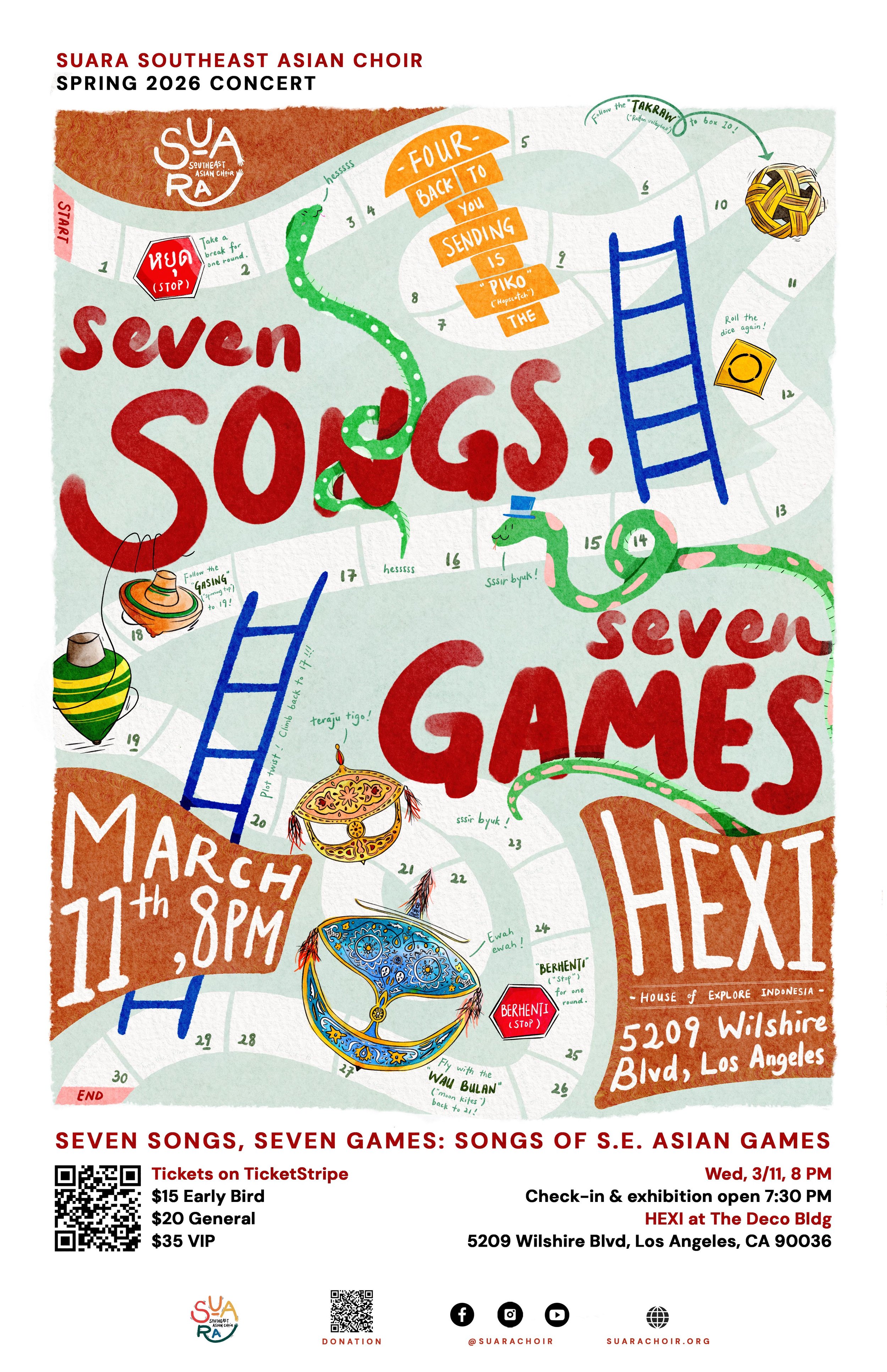 Seven Songs, Seven Games