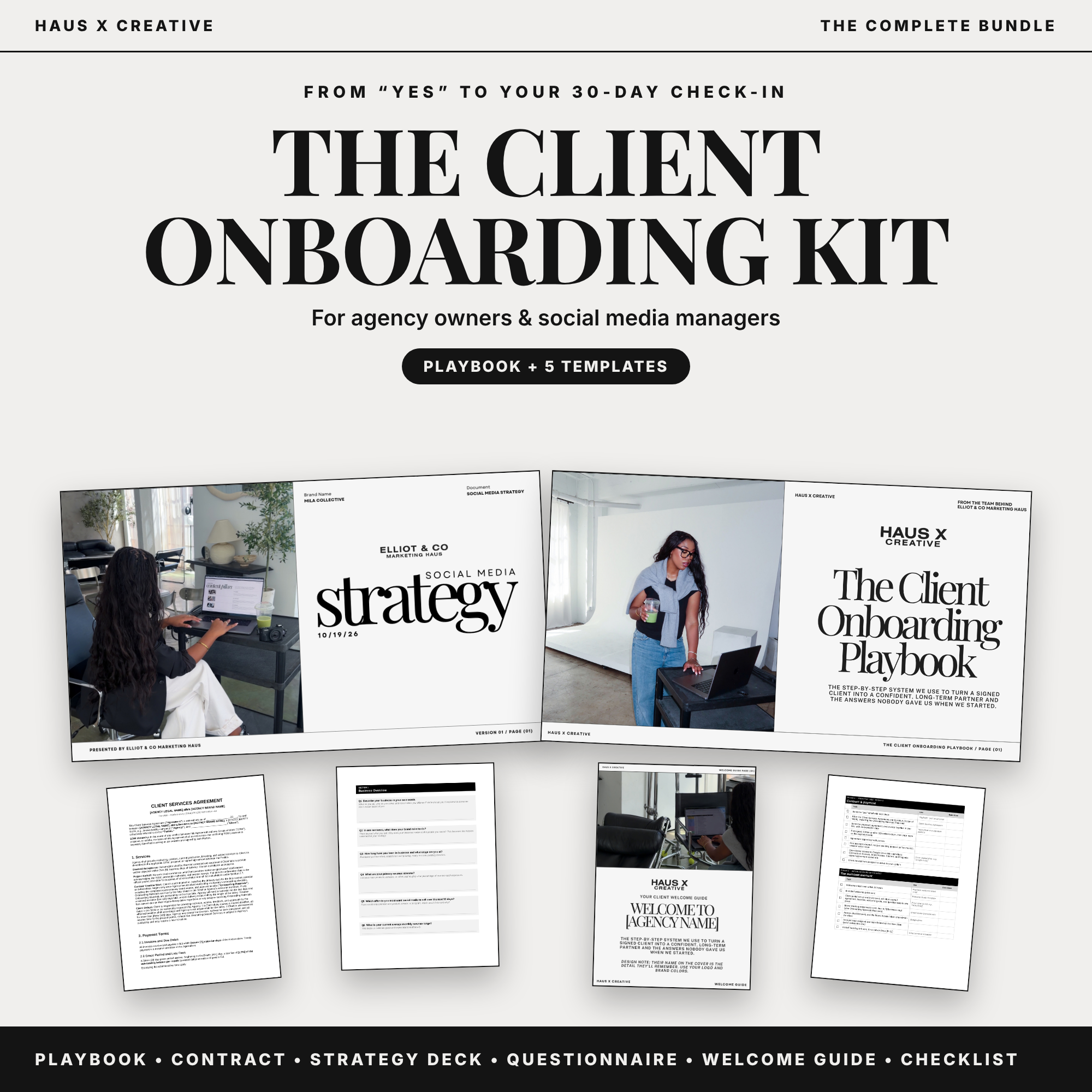 The Client Onboarding Kit: The Complete Onboarding System for Agency Owners & Social Media Managers