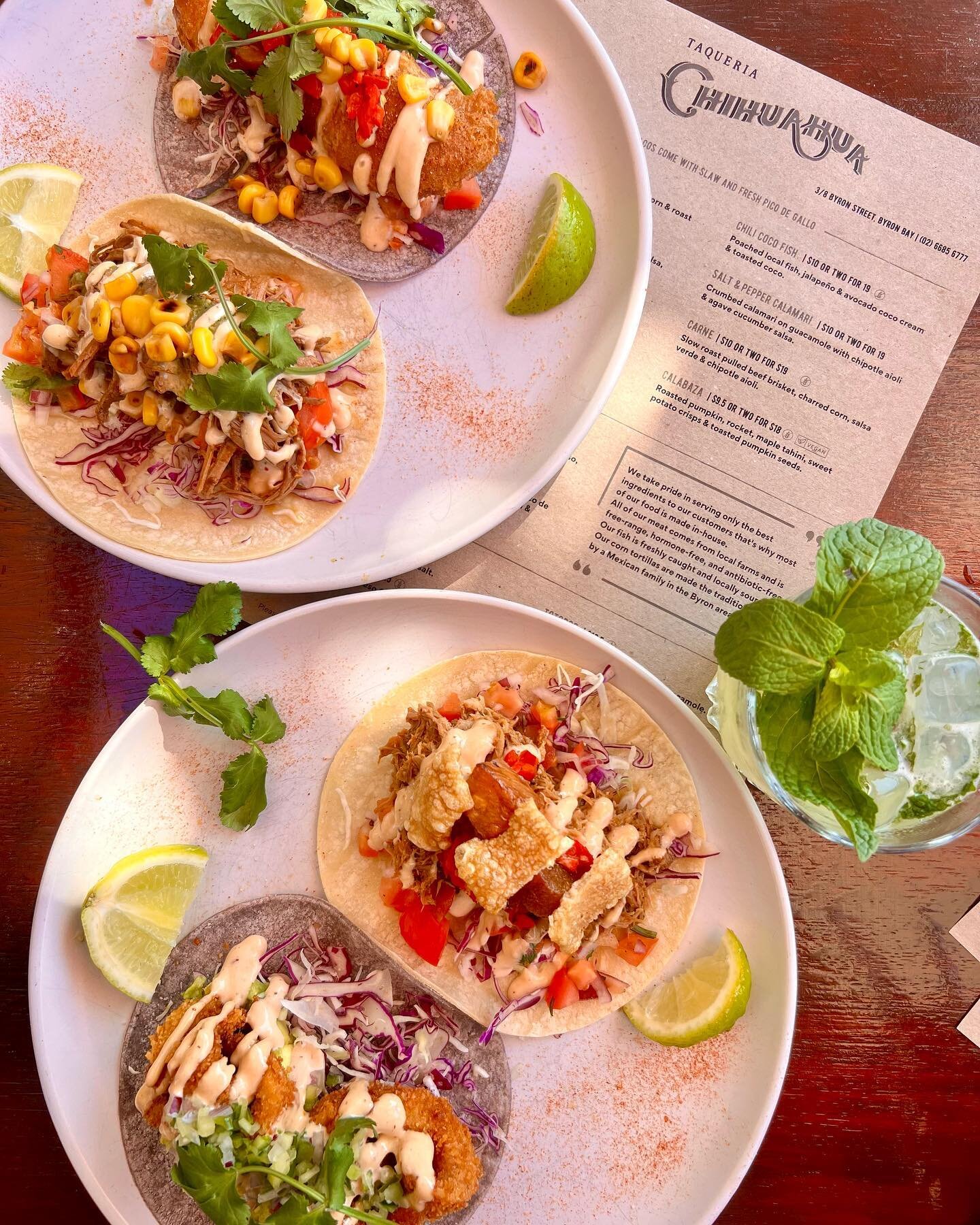 A margarita on this warm sunny Wednesday? With tacos? You you want it..
.
.
.
.
#tacos #byronbay #byronfood #mexican #lunch #dinner #margarita #delicious