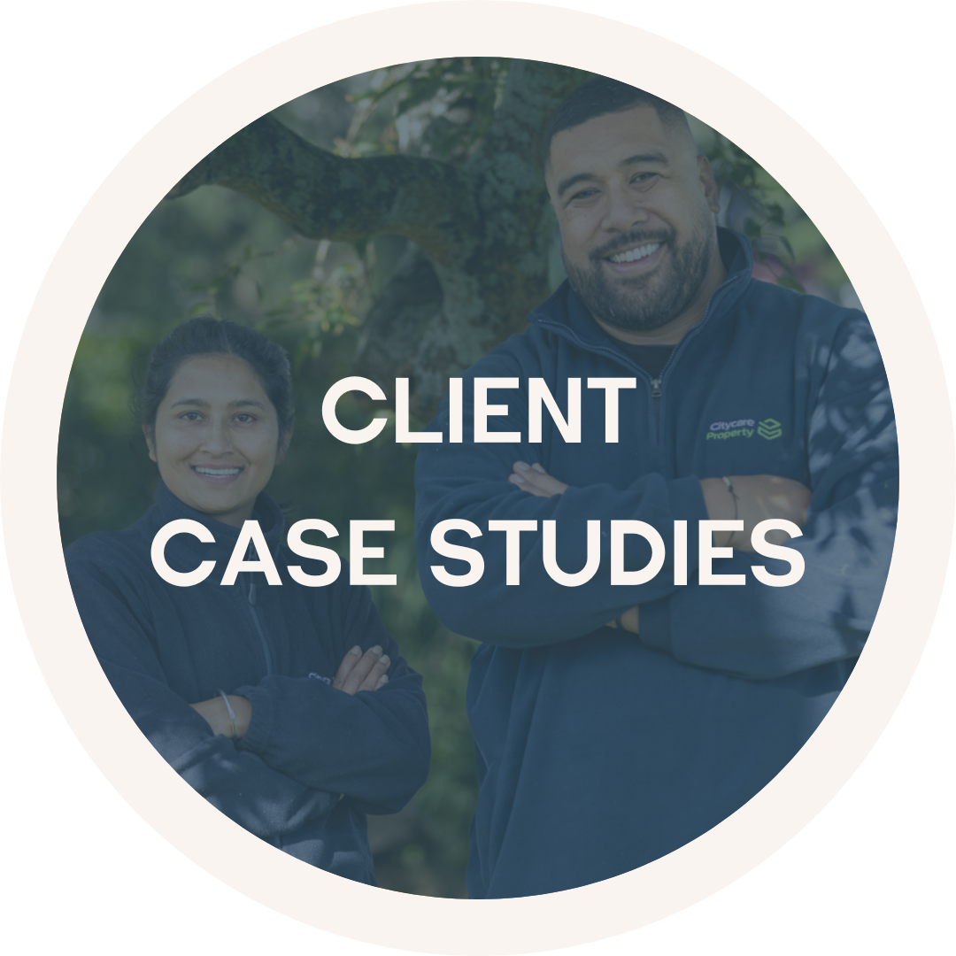 C i Marketing Portfolio and Case studies, happy smiling business owners in nature. Christchurch 2024
