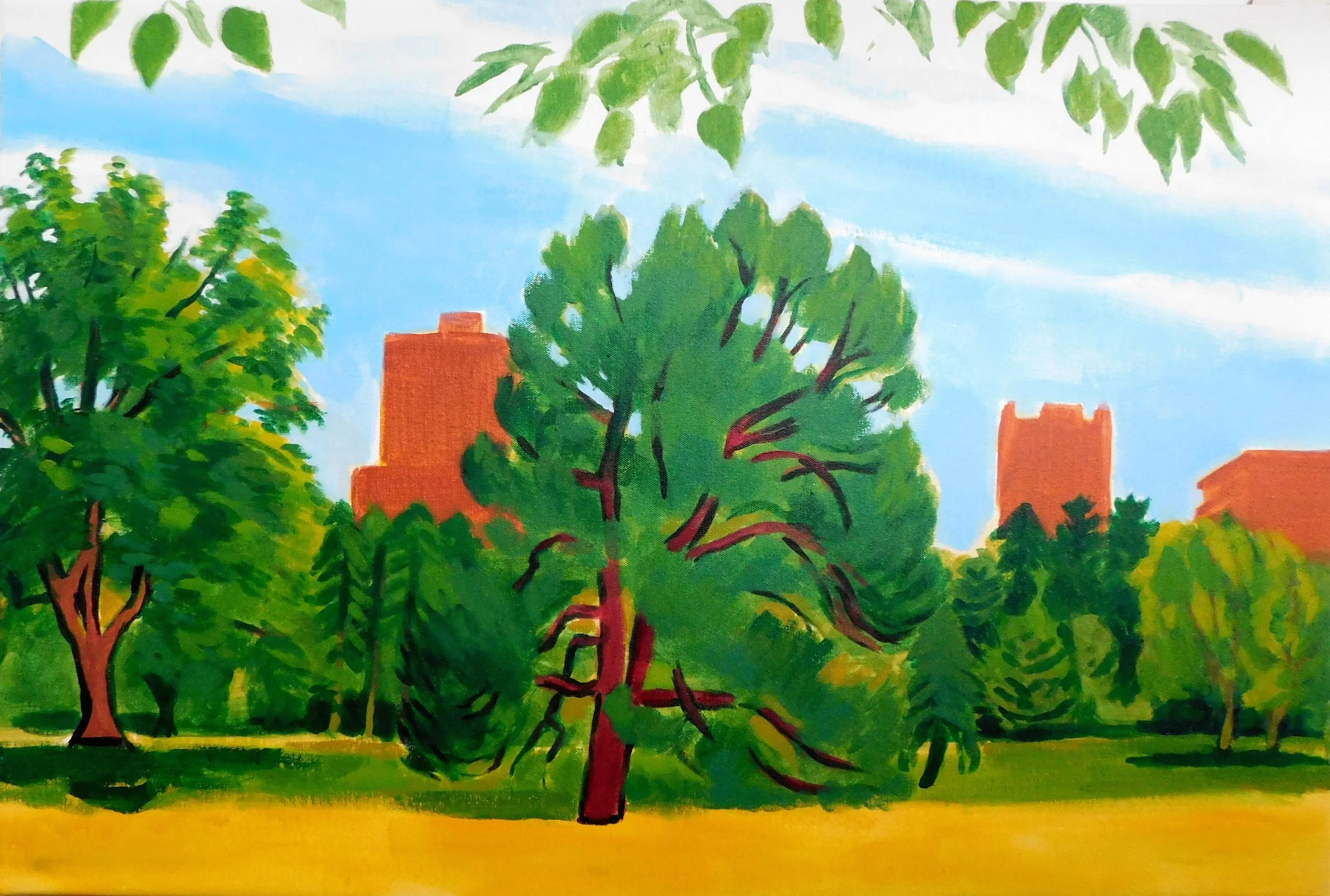 cheesman-park-plein-air-painting-drawing-trees-denver-colorado-micah-shull-art
