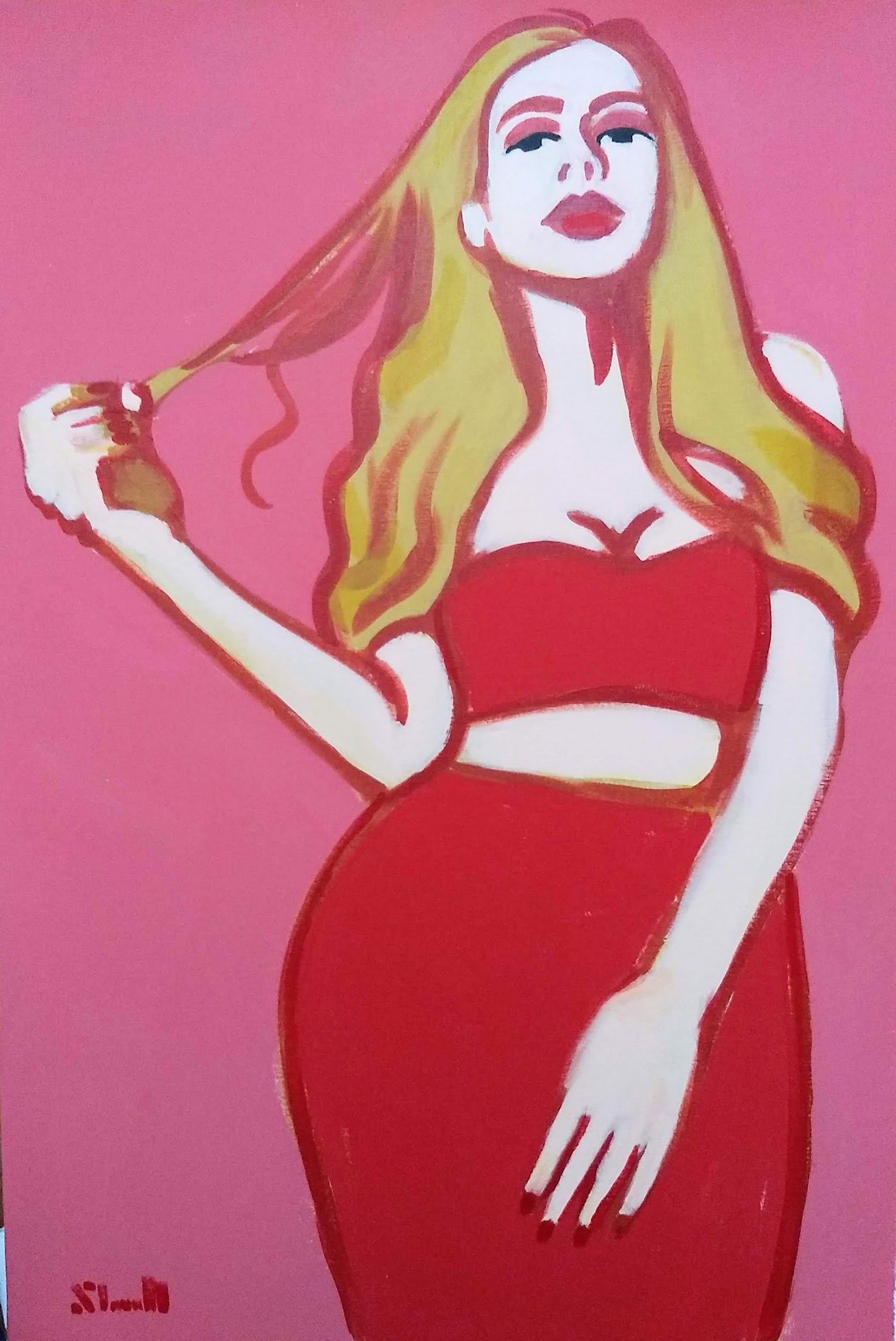 beautiful-sad-girl-figure-painting-drawing-micah-shull-pop-art