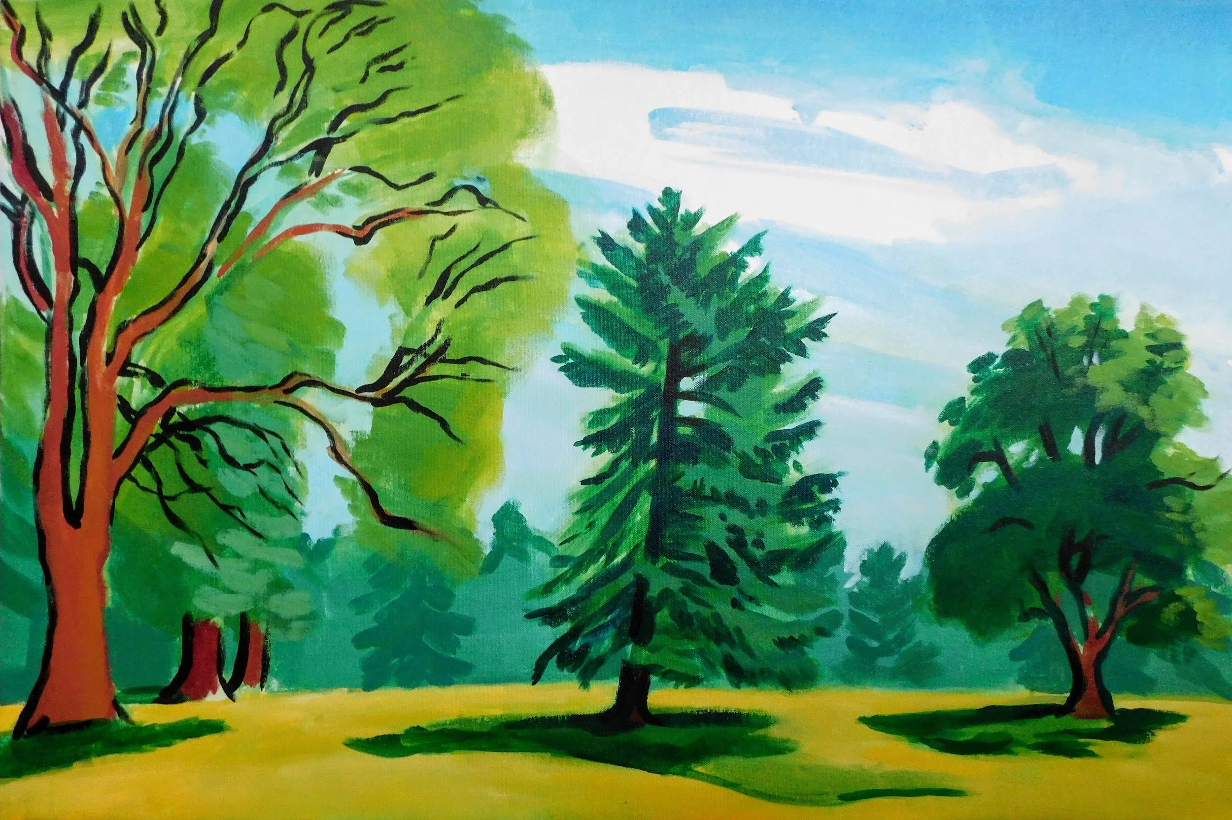 cheesman-park-plein-air-painting-drawing-trees-denver-colorado-micah-shull-art