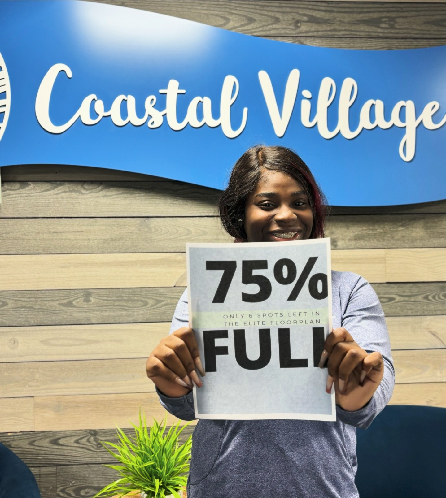 We are over 75% full🥳! Renewal spaces are running out across all floorplans and the Elite floorplan only has 6 spaces remaining👀!