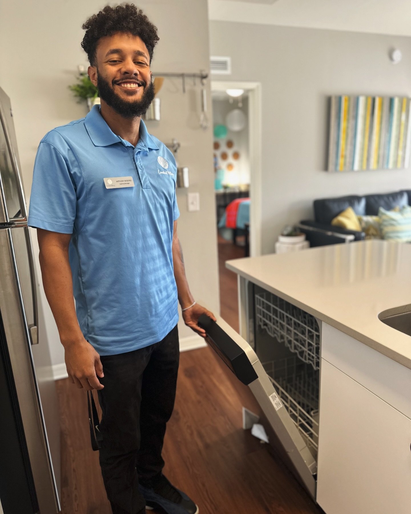 All of our floorplans have a dishwasher included😊! Come tour with us to see all included appliances in your future apartment!